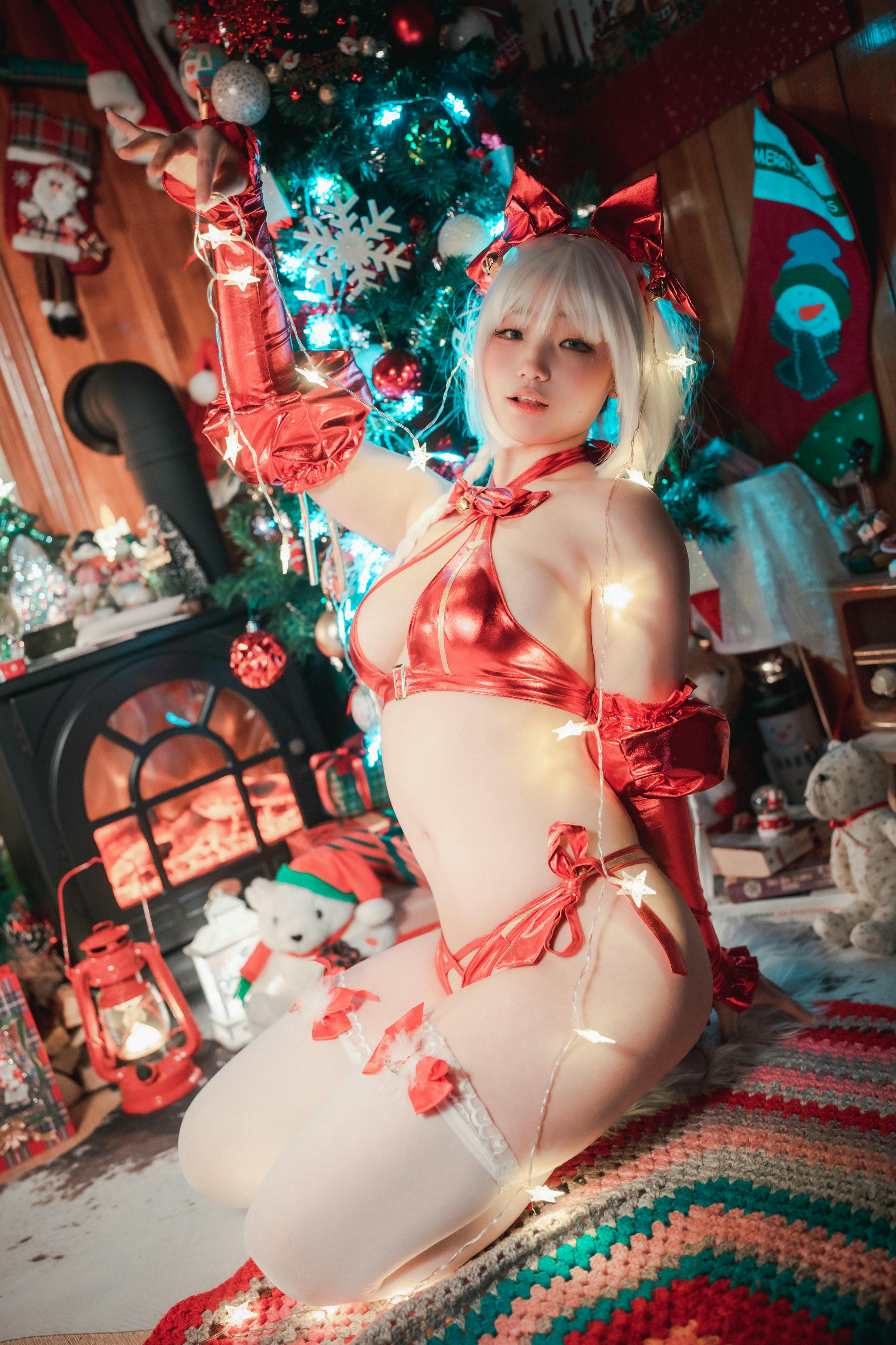 韩国美女-DJAWA Photo Vol.0186 - Mimmi (밈미) Christmas Special 2021[100P 2.3GB]-Normal_第4集