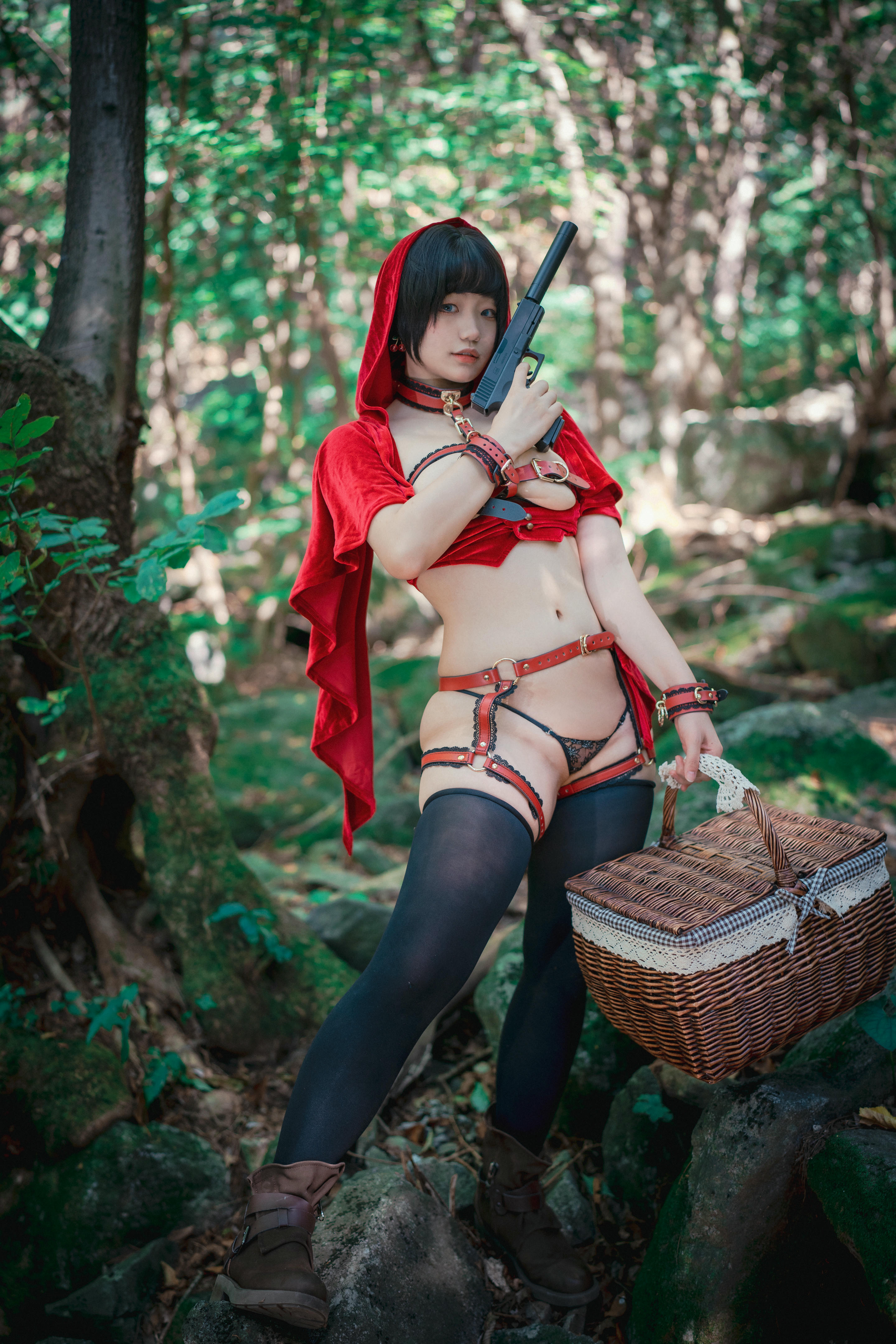韩国美女-DJAWA Photo Vol.0195 - Mimmi Naughty Red Hiring Hood [125P 3.17GB]_第2集