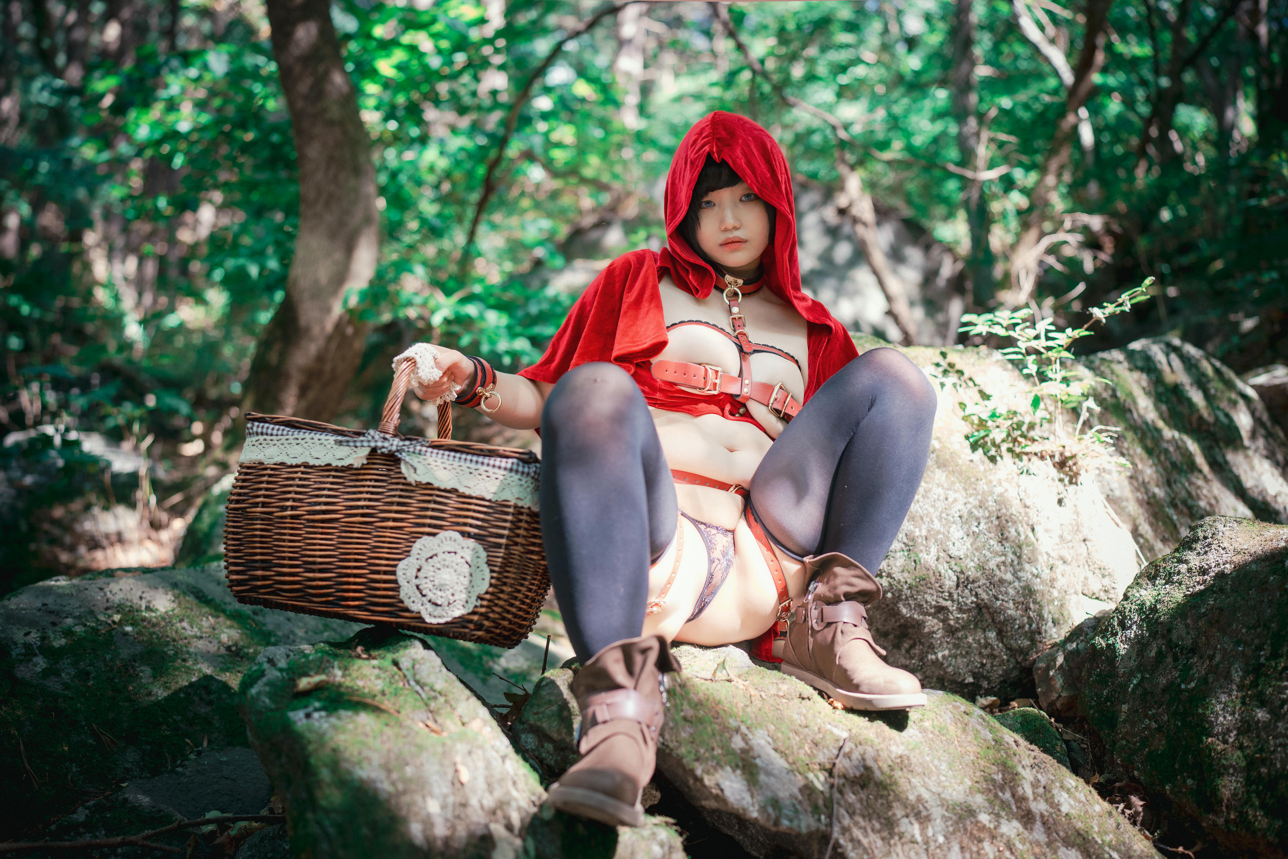 韩国美女-DJAWA Photo Vol.0195 - Mimmi Naughty Red Hiring Hood [125P 3.17GB]_第3集