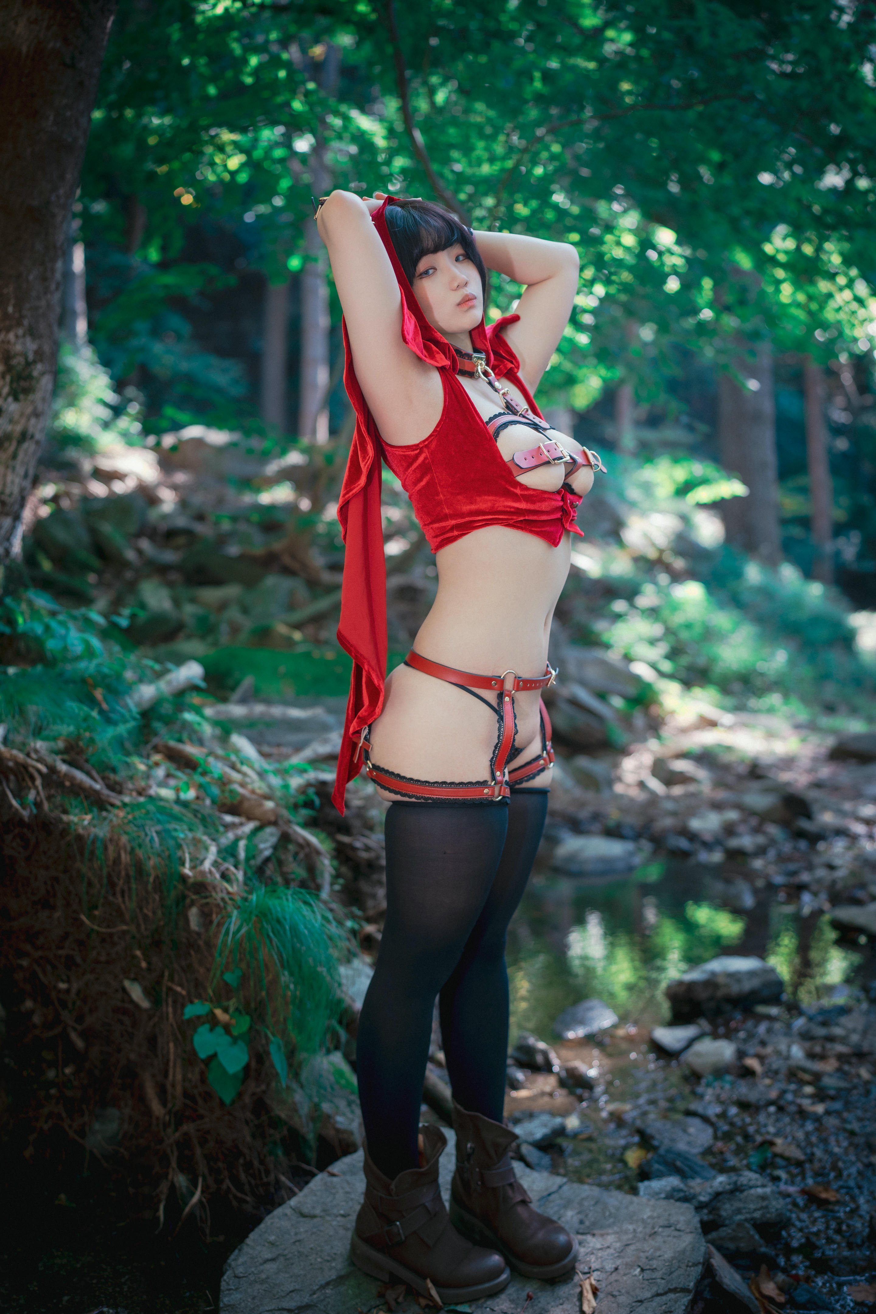 韩国美女-DJAWA Photo Vol.0195 - Mimmi Naughty Red Hiring Hood [125P 3.17GB]_第3集