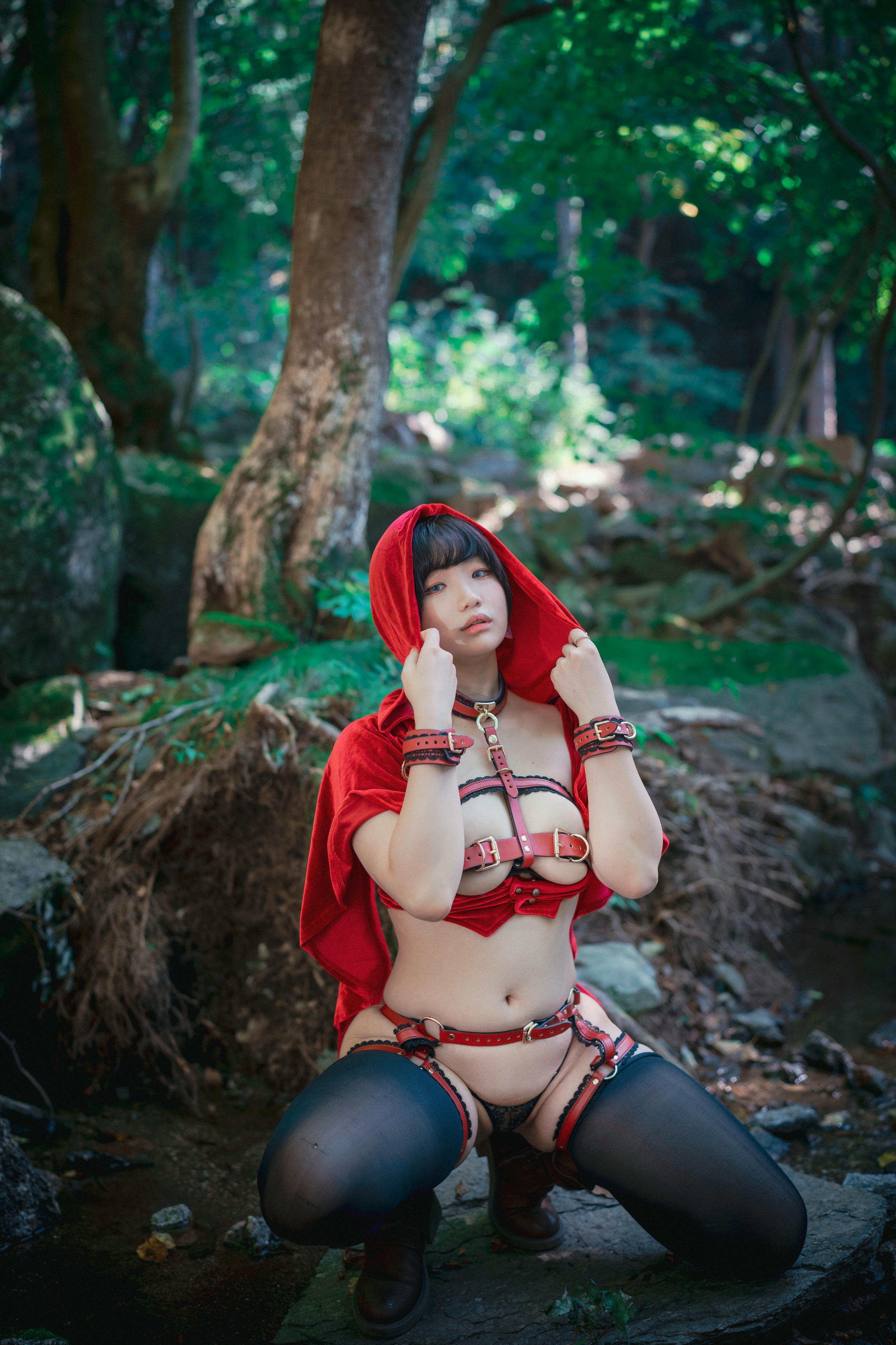韩国美女-DJAWA Photo Vol.0195 - Mimmi Naughty Red Hiring Hood [125P 3.17GB]_第4集
