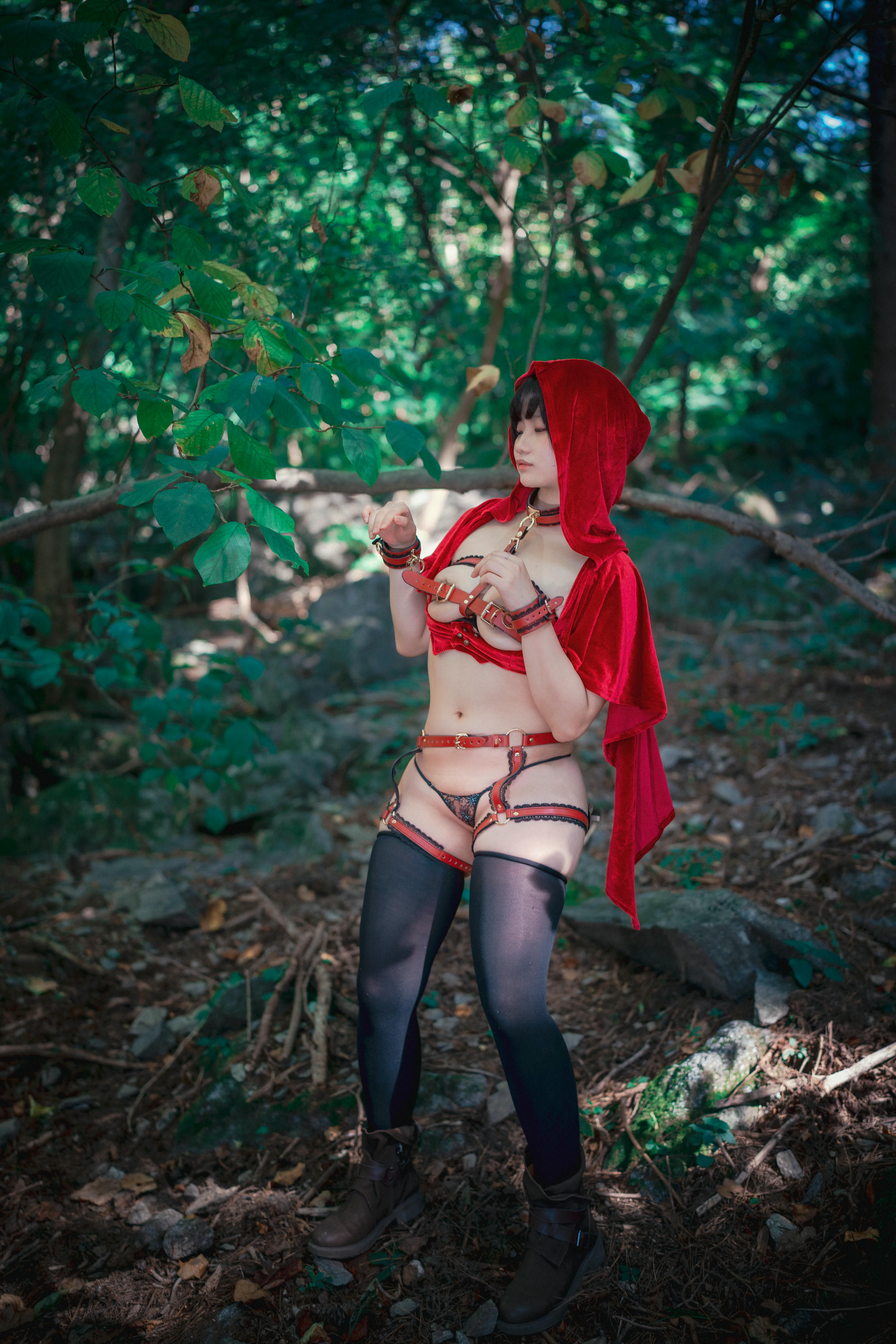 韩国美女-DJAWA Photo Vol.0195 - Mimmi Naughty Red Hiring Hood [125P 3.17GB]_第5集