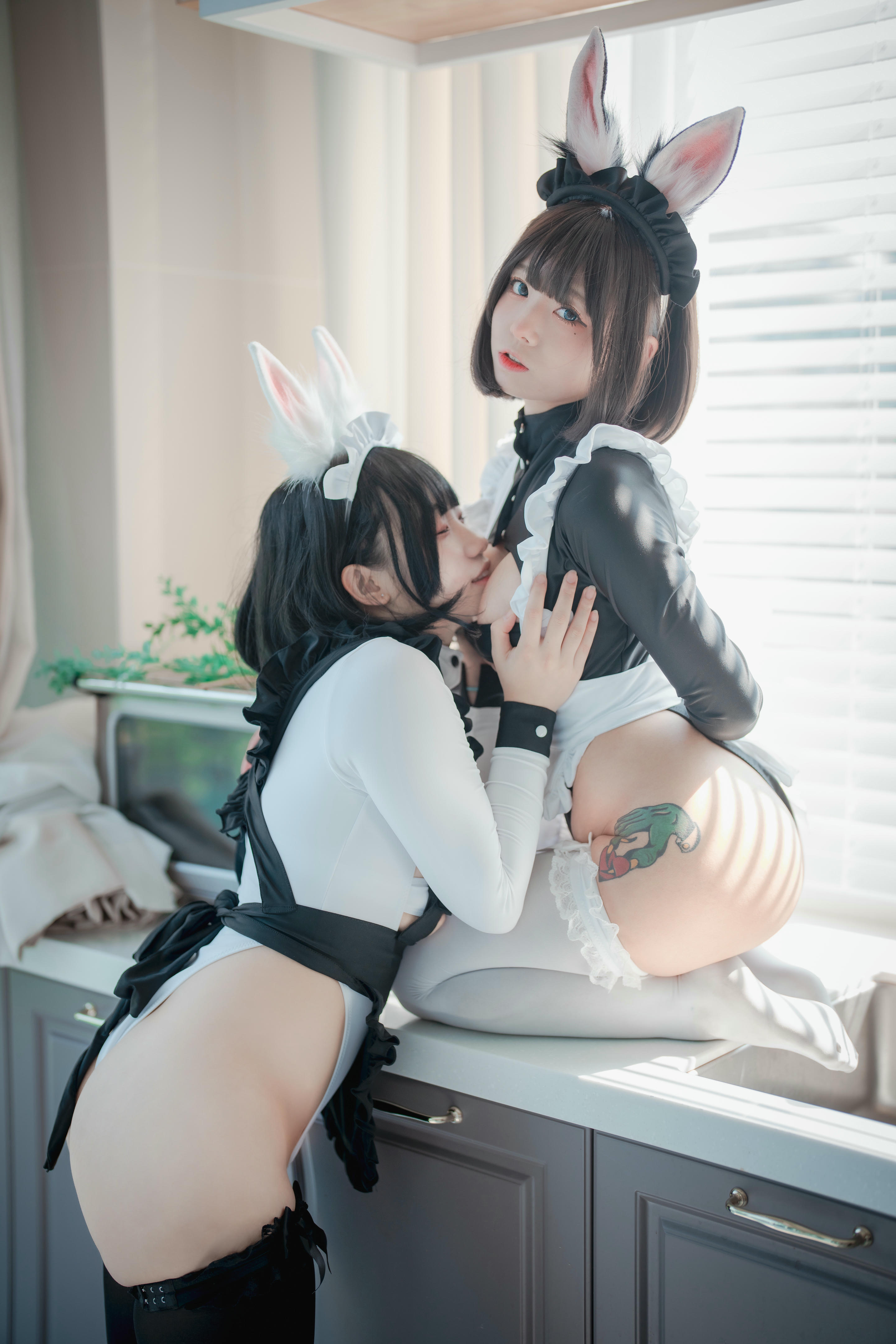 韩国美女-DJAWA Photo Vol.0200 - Maruemon (마루에몽) & Mimmi (밈미) - Maid Mansion W² [122P-2.12GB]-Normal_第3集