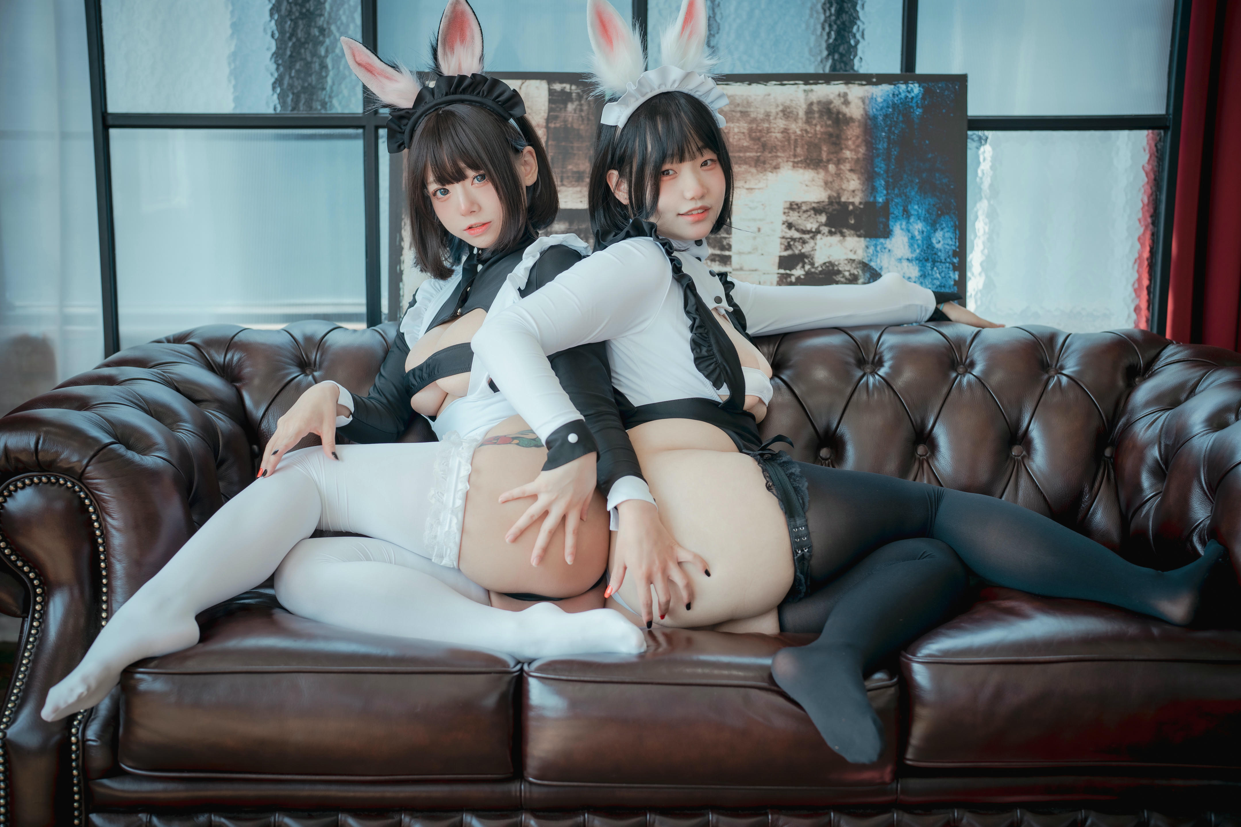 韩国美女-DJAWA Photo Vol.0200 - Maruemon (마루에몽) & Mimmi (밈미) - Maid Mansion W² [122P-2.12GB]-Normal_第1集