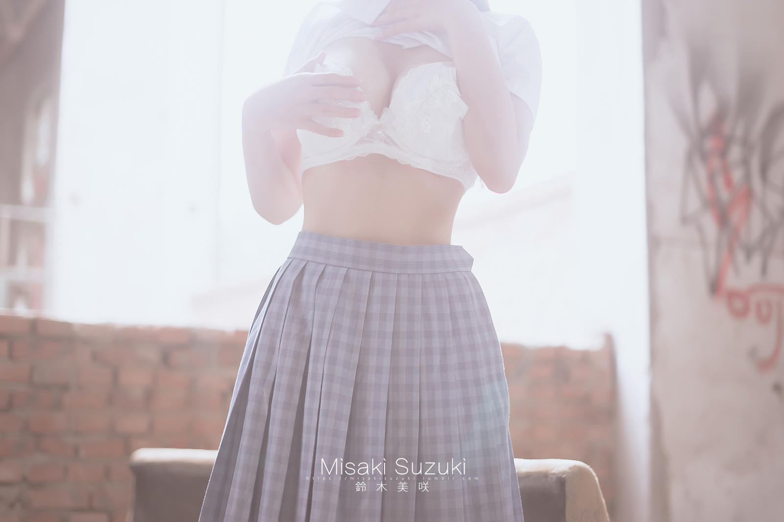 NO.241 铃木美咲(Misaki Suzuki) - 绝对领域-露出！白丝过膝袜才是最棒的诱惑 32P+1V_第2集