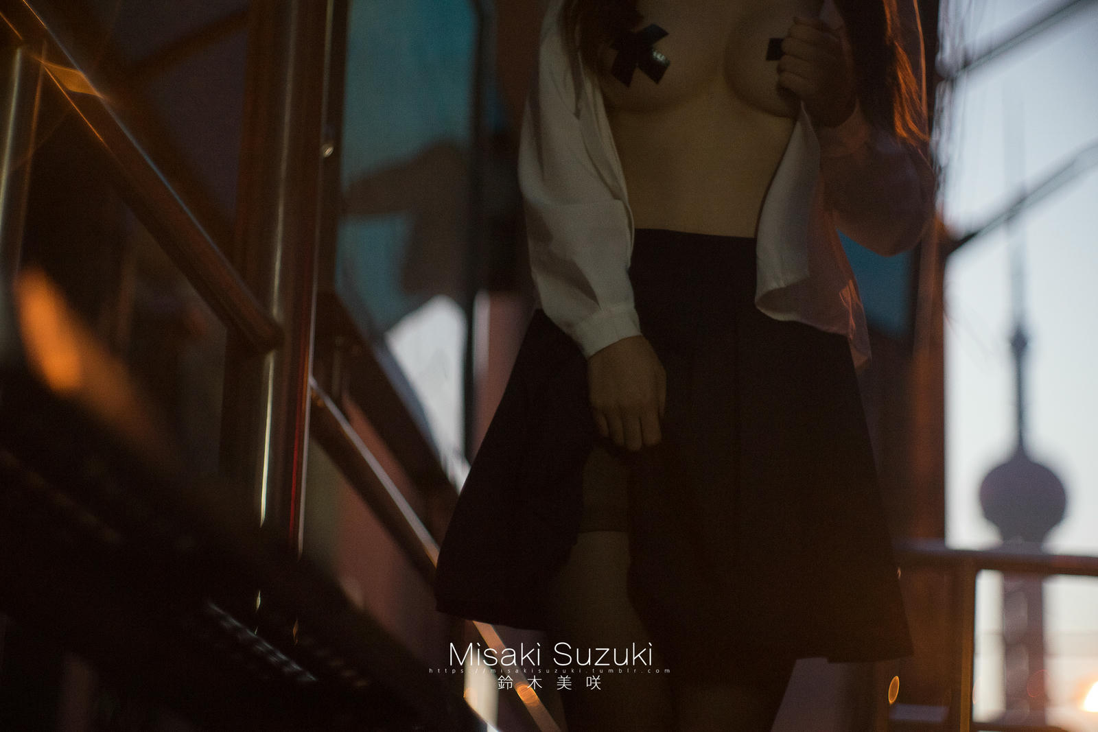 NO.268 铃木美咲(Misaki Suzuki) - 魔都休学旅行-露出！清晨十字路口的选择 21P+2V_第1集