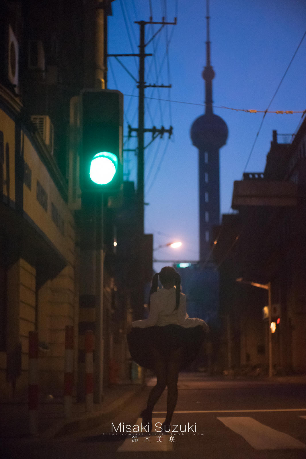 NO.268 铃木美咲(Misaki Suzuki) - 魔都休学旅行-露出！清晨十字路口的选择 21P+2V_第1集