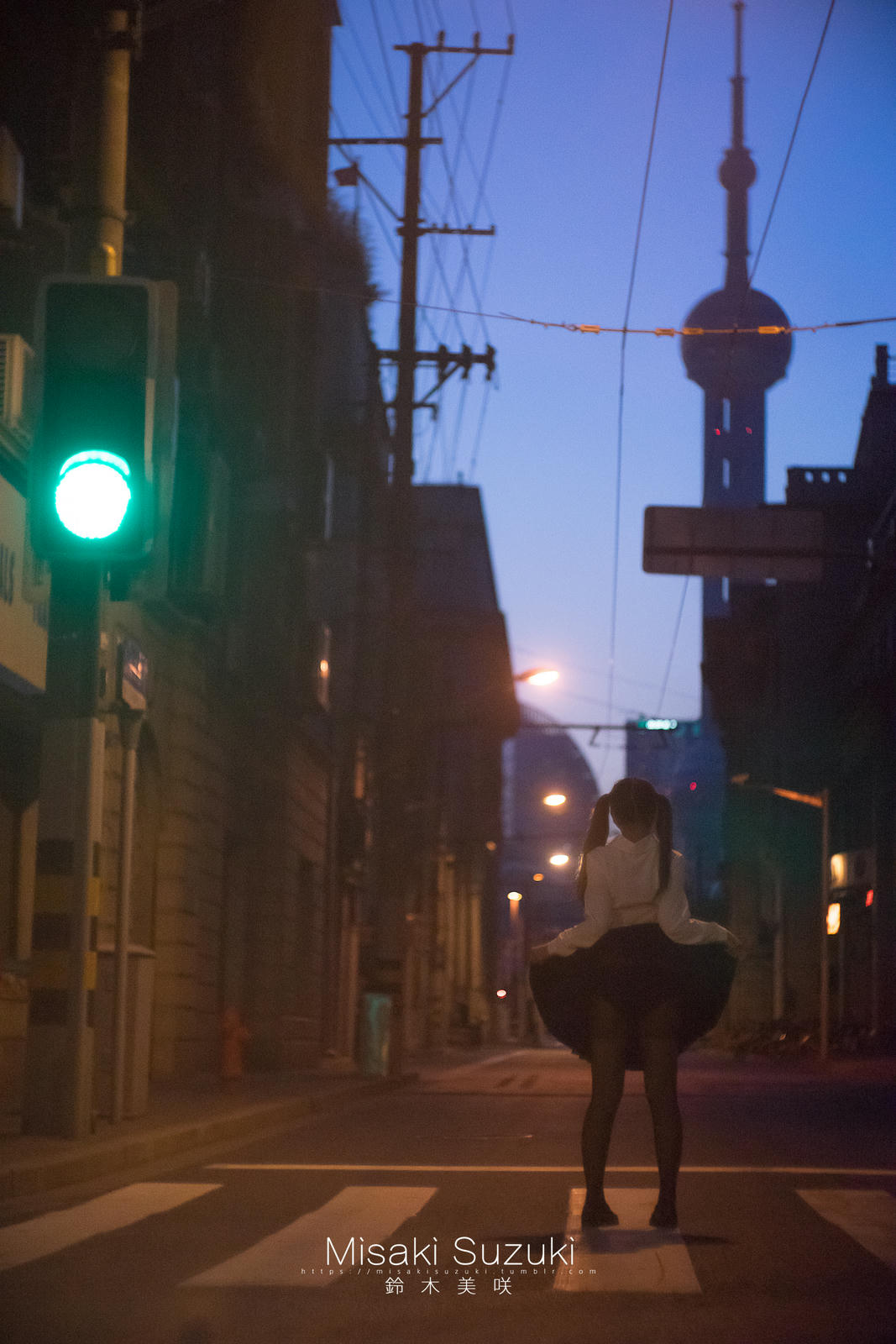 NO.268 铃木美咲(Misaki Suzuki) - 魔都休学旅行-露出！清晨十字路口的选择 21P+2V_第1集