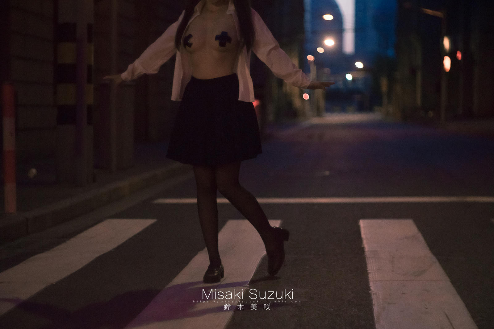 NO.268 铃木美咲(Misaki Suzuki) - 魔都休学旅行-露出！清晨十字路口的选择 21P+2V_第1集