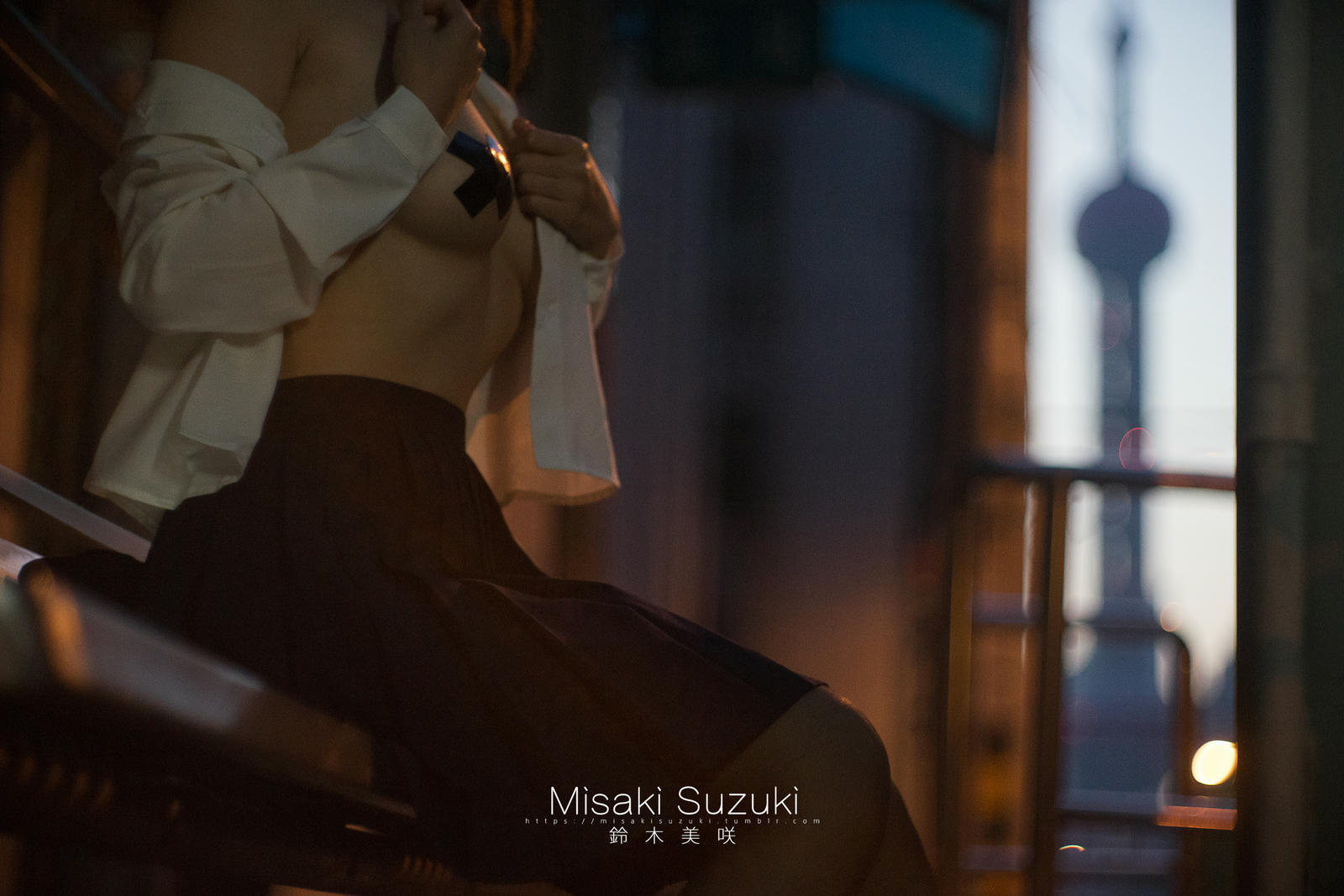 NO.268 铃木美咲(Misaki Suzuki) - 魔都休学旅行-露出！清晨十字路口的选择 21P+2V_第1集