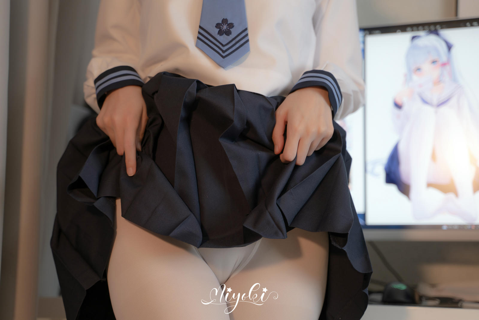 NO.288 铃木美咲(Misaki Suzuki) 想成为你的偶像（神里绫华JK篇）[28P1V 2.34GB]_第1集