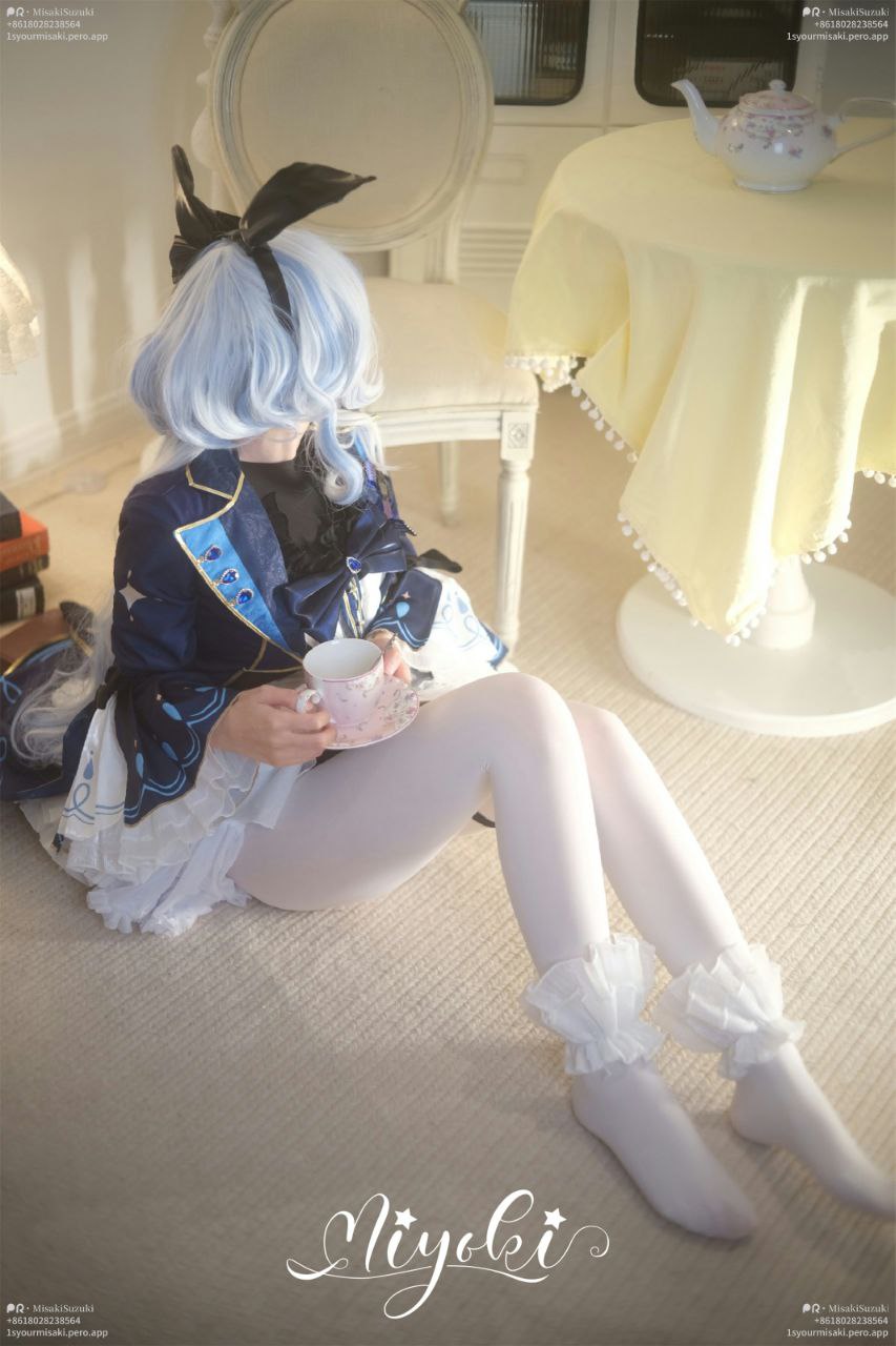 NO.334 铃木美咲(Misaki Suzuki) 芙宁娜心海 [12P2V 877MB]_第1集