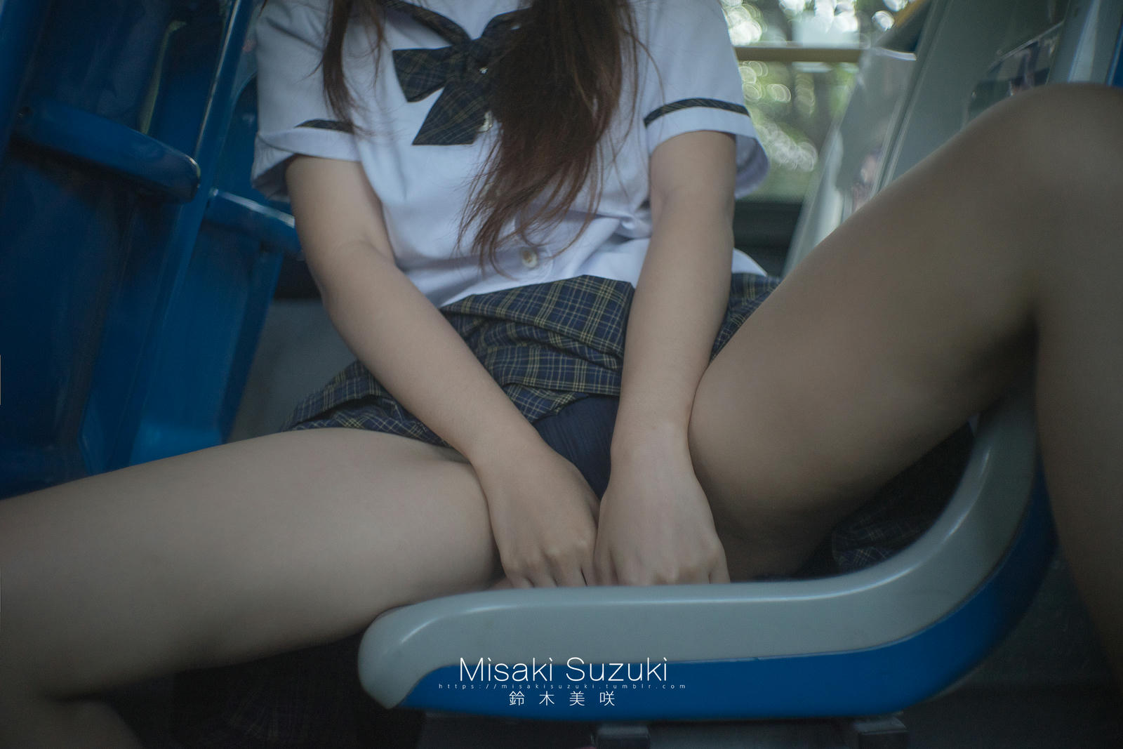 NO.145 铃木美咲(Misaki Suzuki) - 制服少女电车露出-羞耻！电车露出的体验 25P+3V_第1集