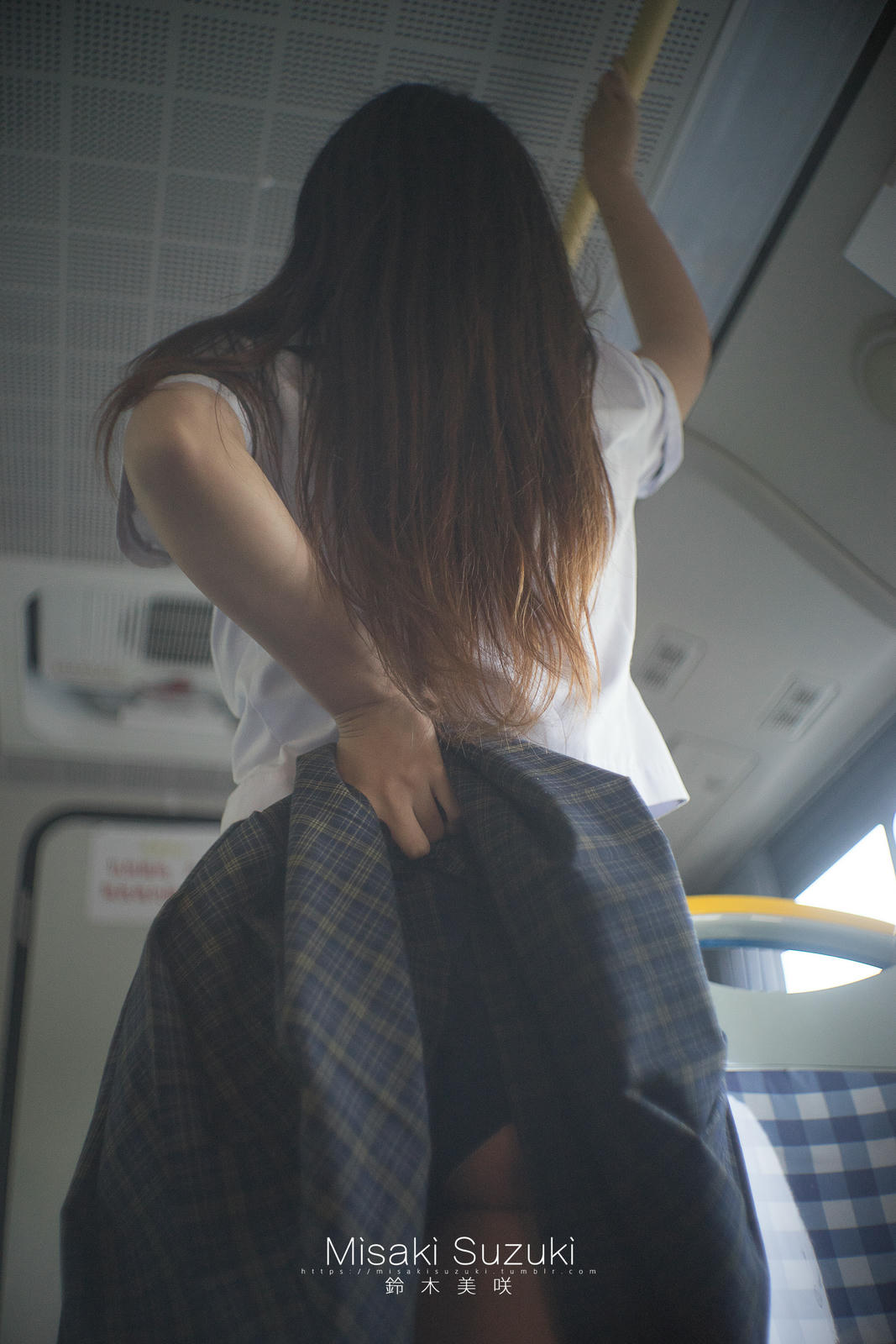 NO.145 铃木美咲(Misaki Suzuki) - 制服少女电车露出-羞耻！电车露出的体验 25P+3V_第1集