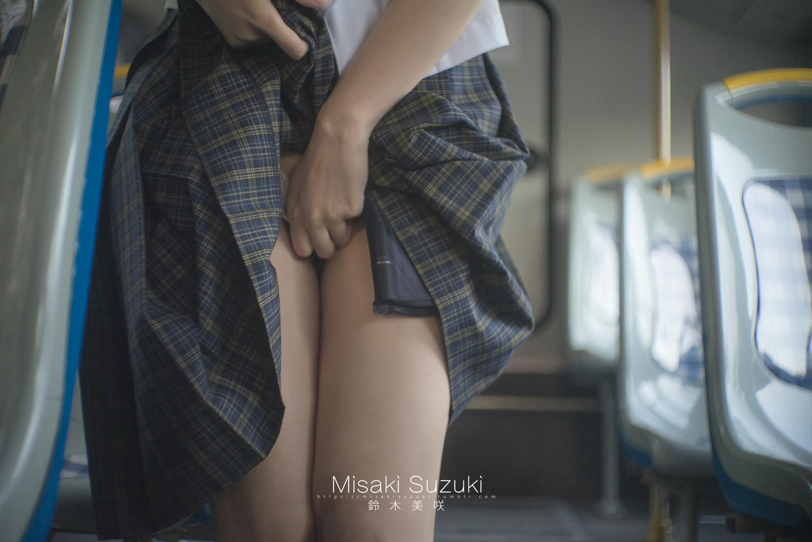 NO.145 铃木美咲(Misaki Suzuki) - 制服少女电车露出-羞耻！电车露出的体验 25P+3V_第1集