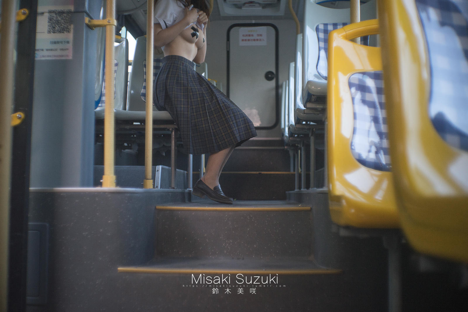 NO.145 铃木美咲(Misaki Suzuki) - 制服少女电车露出-羞耻！电车露出的体验 25P+3V_第1集