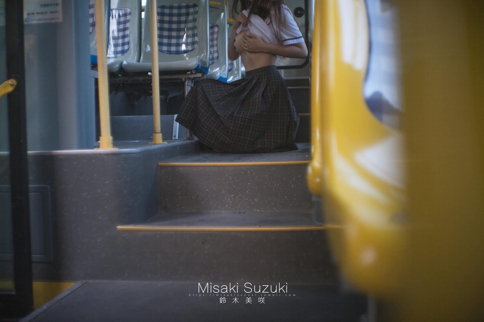 NO.145 铃木美咲(Misaki Suzuki) - 制服少女电车露出-羞耻！电车露出的体验 25P+3V_第1集