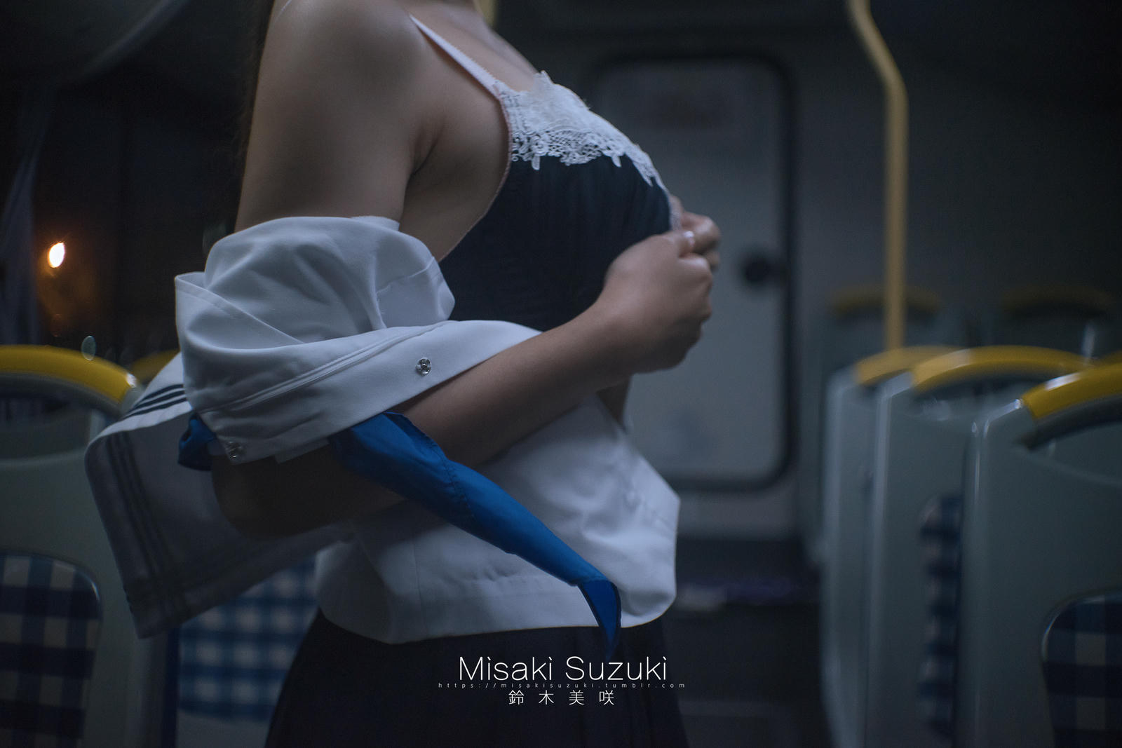 NO.146 铃木美咲(Misaki Suzuki) - 制服少女电车露出（晚上）22p+3v_第1集