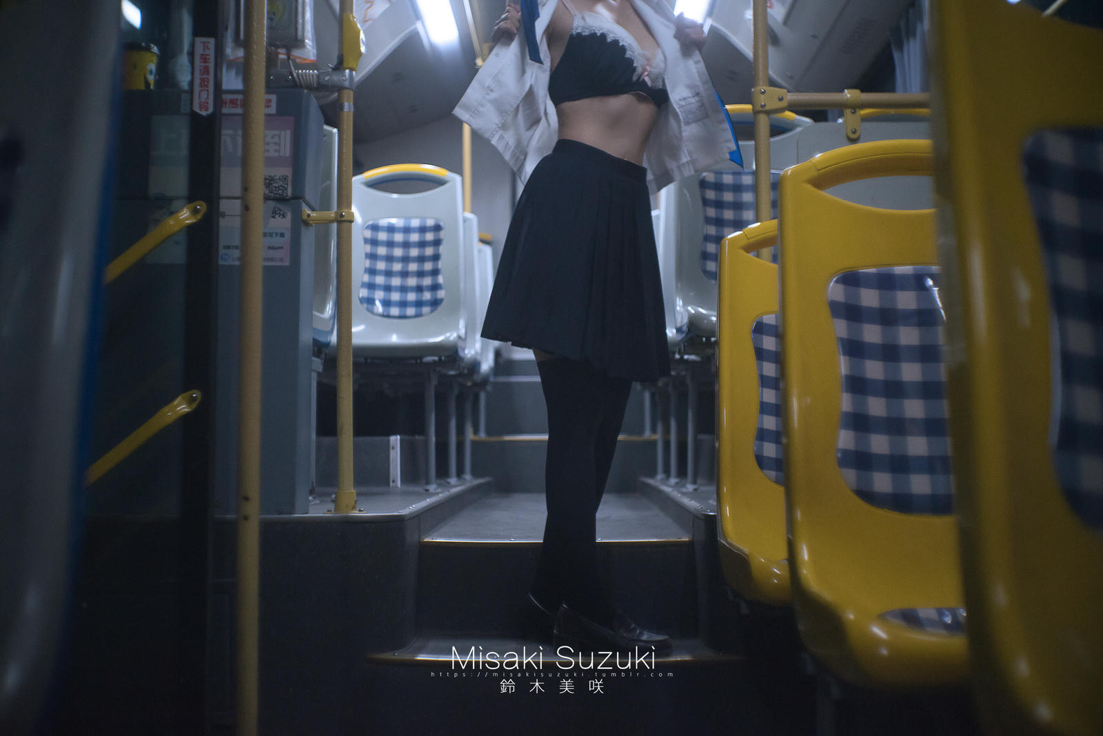 NO.146 铃木美咲(Misaki Suzuki) - 制服少女电车露出（晚上）22p+3v_第1集