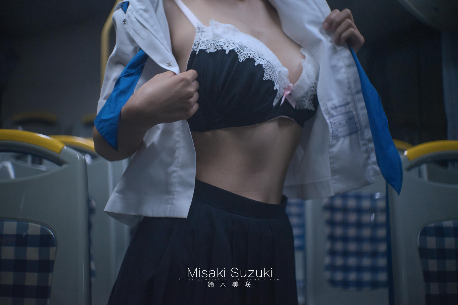 NO.146 铃木美咲(Misaki Suzuki) - 制服少女电车露出（晚上）22p+3v_第1集