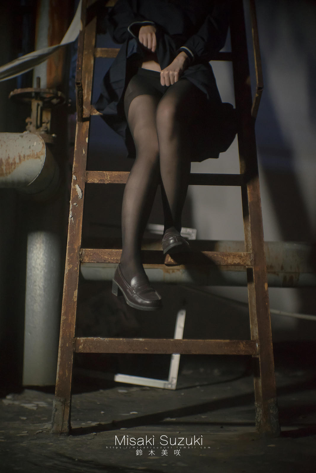 NO.169 铃木美咲(Misaki Suzuki) - 女子校生深夜援助交际（夜景天台黑丝连裤袜）52p_第1集
