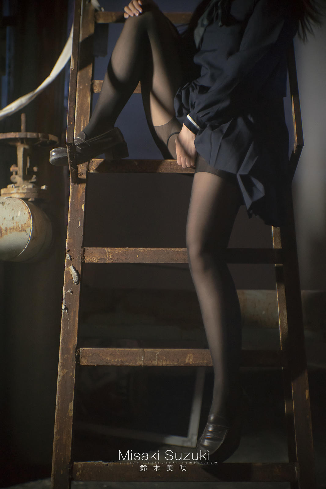 NO.169 铃木美咲(Misaki Suzuki) - 女子校生深夜援助交际（夜景天台黑丝连裤袜）52p_第1集