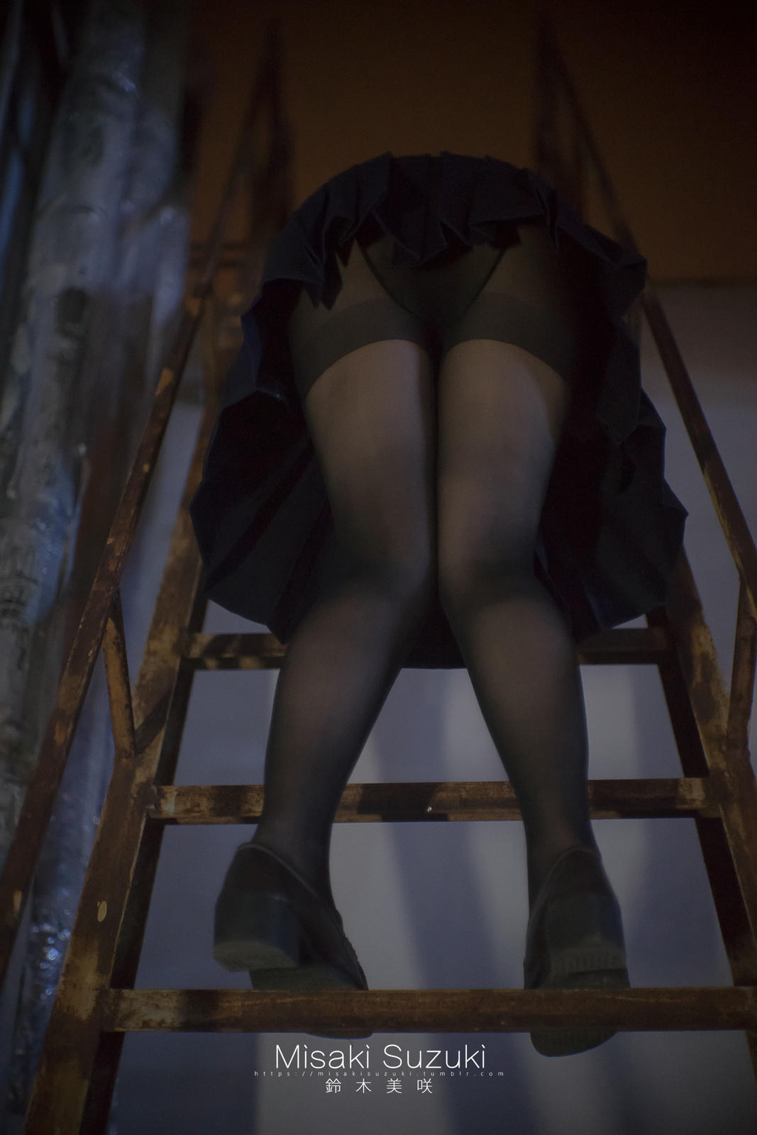 NO.169 铃木美咲(Misaki Suzuki) - 女子校生深夜援助交际（夜景天台黑丝连裤袜）52p_第1集