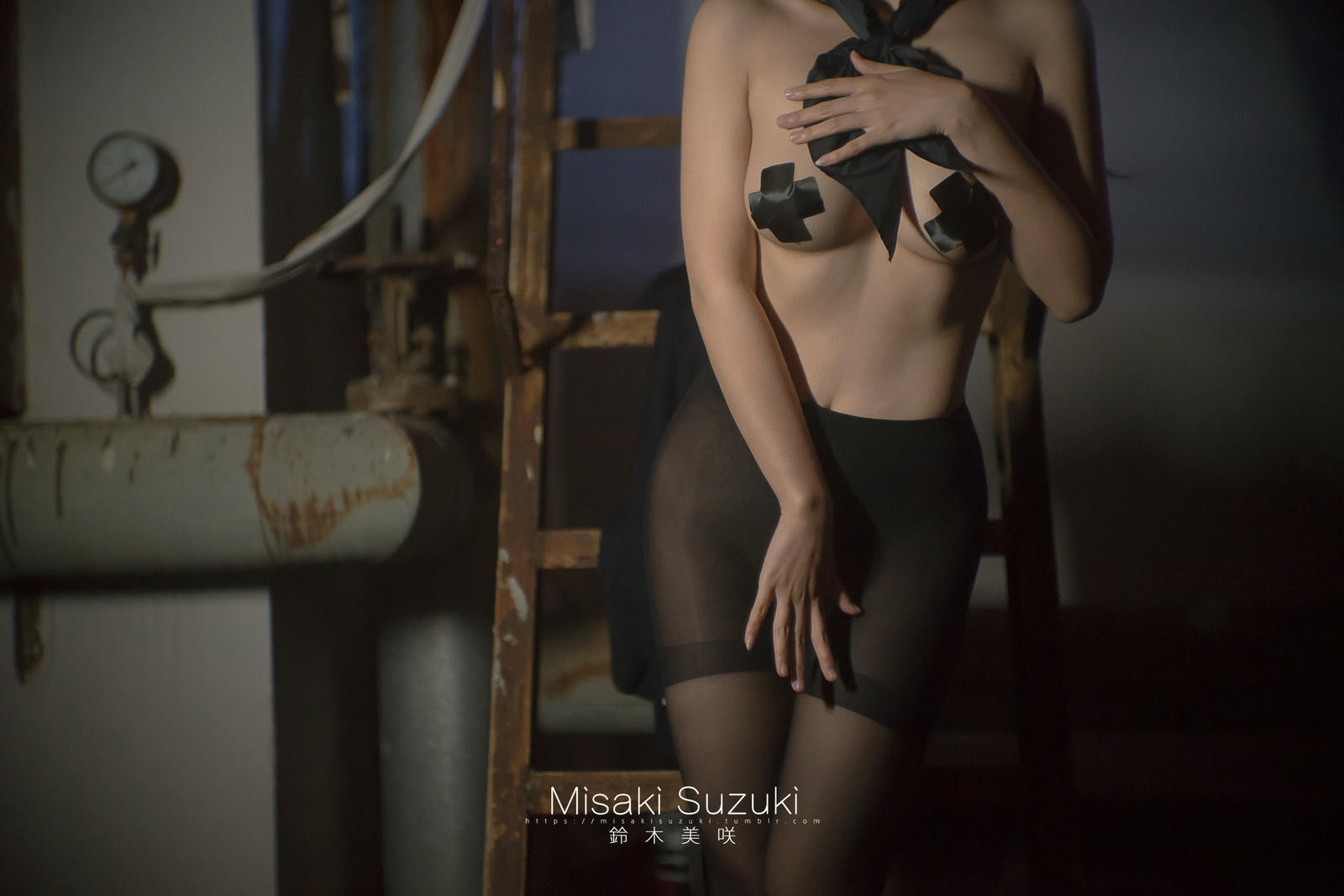 NO.169 铃木美咲(Misaki Suzuki) - 女子校生深夜援助交际（夜景天台黑丝连裤袜）52p_第2集