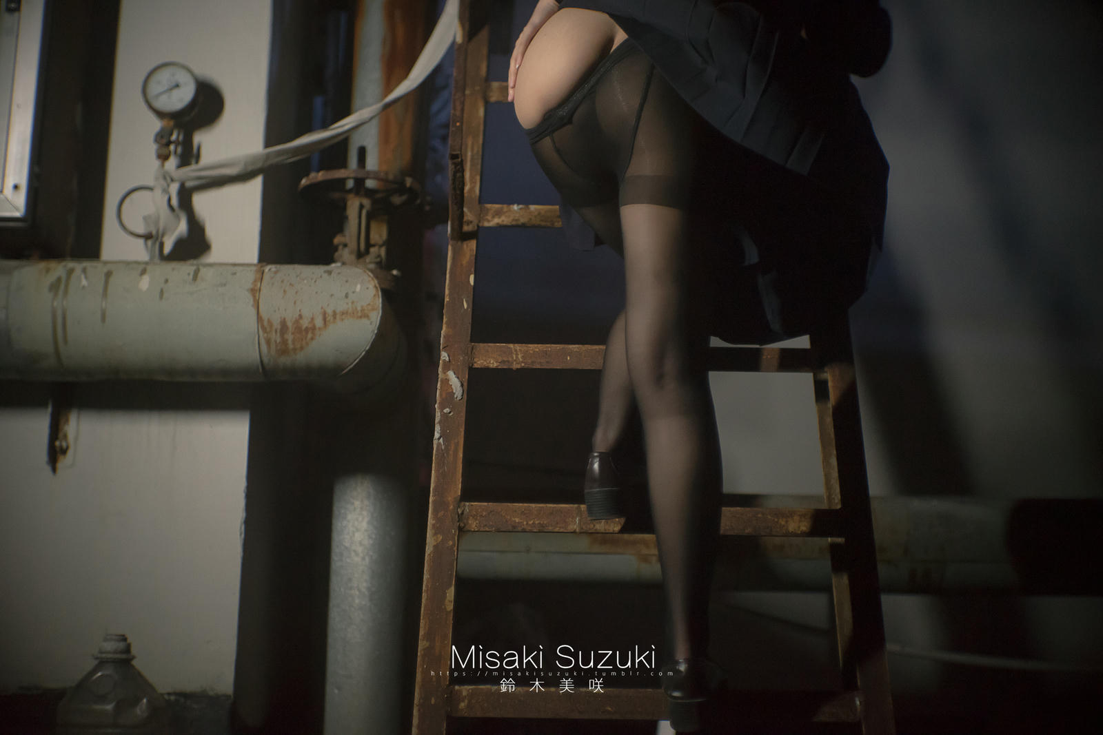 NO.169 铃木美咲(Misaki Suzuki) - 女子校生深夜援助交际（夜景天台黑丝连裤袜）52p_第2集