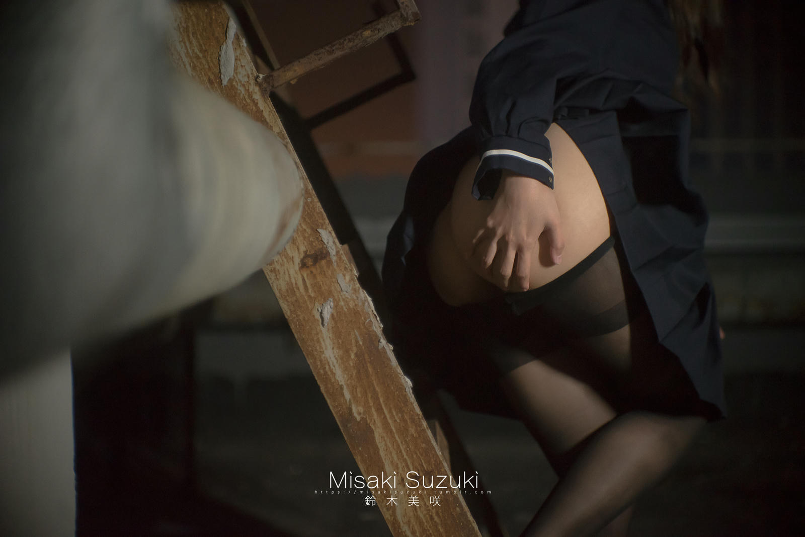 NO.169 铃木美咲(Misaki Suzuki) - 女子校生深夜援助交际（夜景天台黑丝连裤袜）52p_第3集