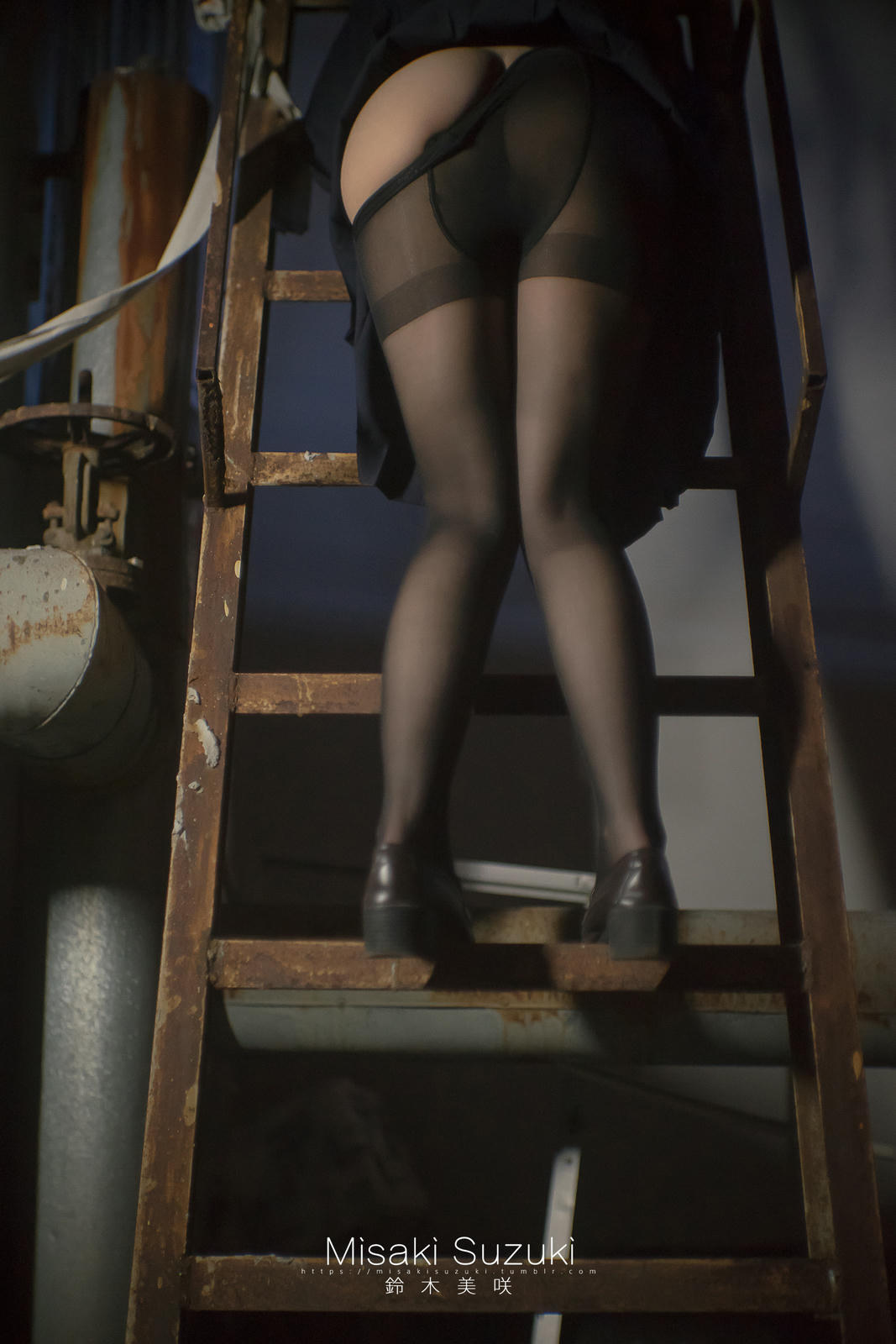 NO.169 铃木美咲(Misaki Suzuki) - 女子校生深夜援助交际（夜景天台黑丝连裤袜）52p_第1集