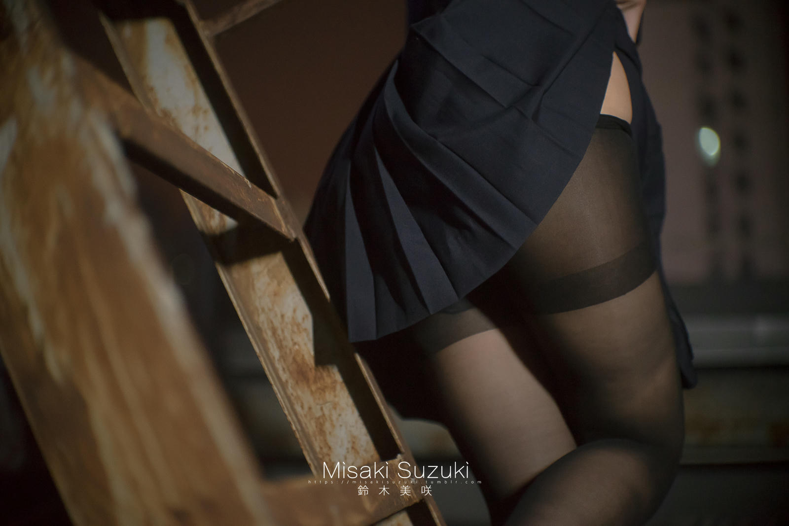 NO.169 铃木美咲(Misaki Suzuki) - 女子校生深夜援助交际（夜景天台黑丝连裤袜）52p_第1集