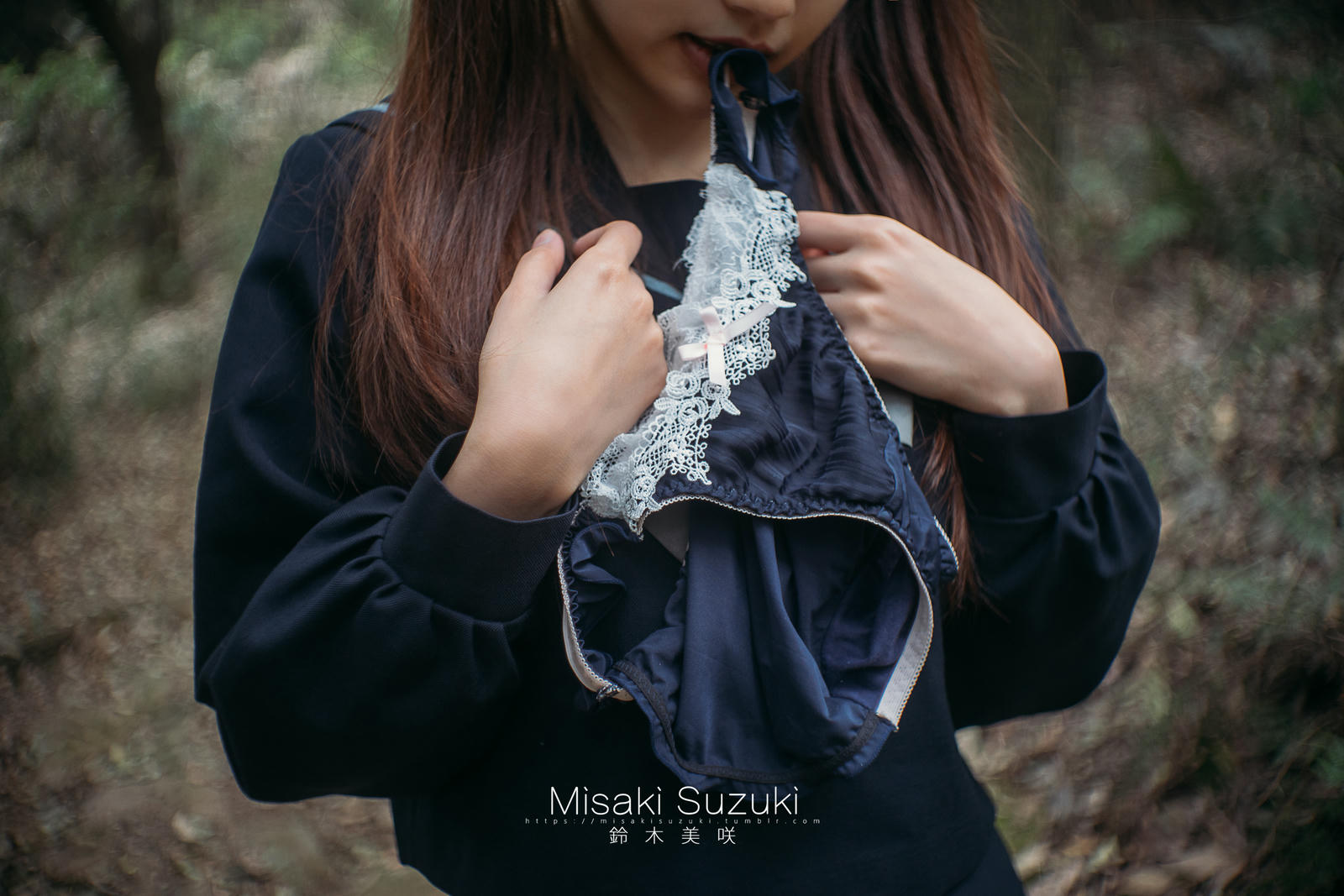 NO.171 铃木美咲(Misaki Suzuki) - 女子高生强制郊外露出 40p+9v_第2集