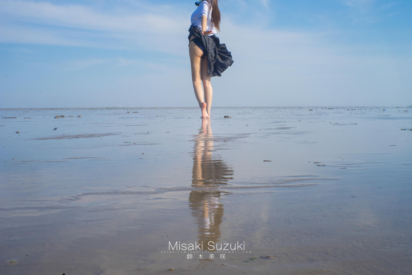 NO.193 铃木美咲(Misaki Suzuki) - 少女的界限-露出！绝对不能被发现 海滩 32P+4V_第1集