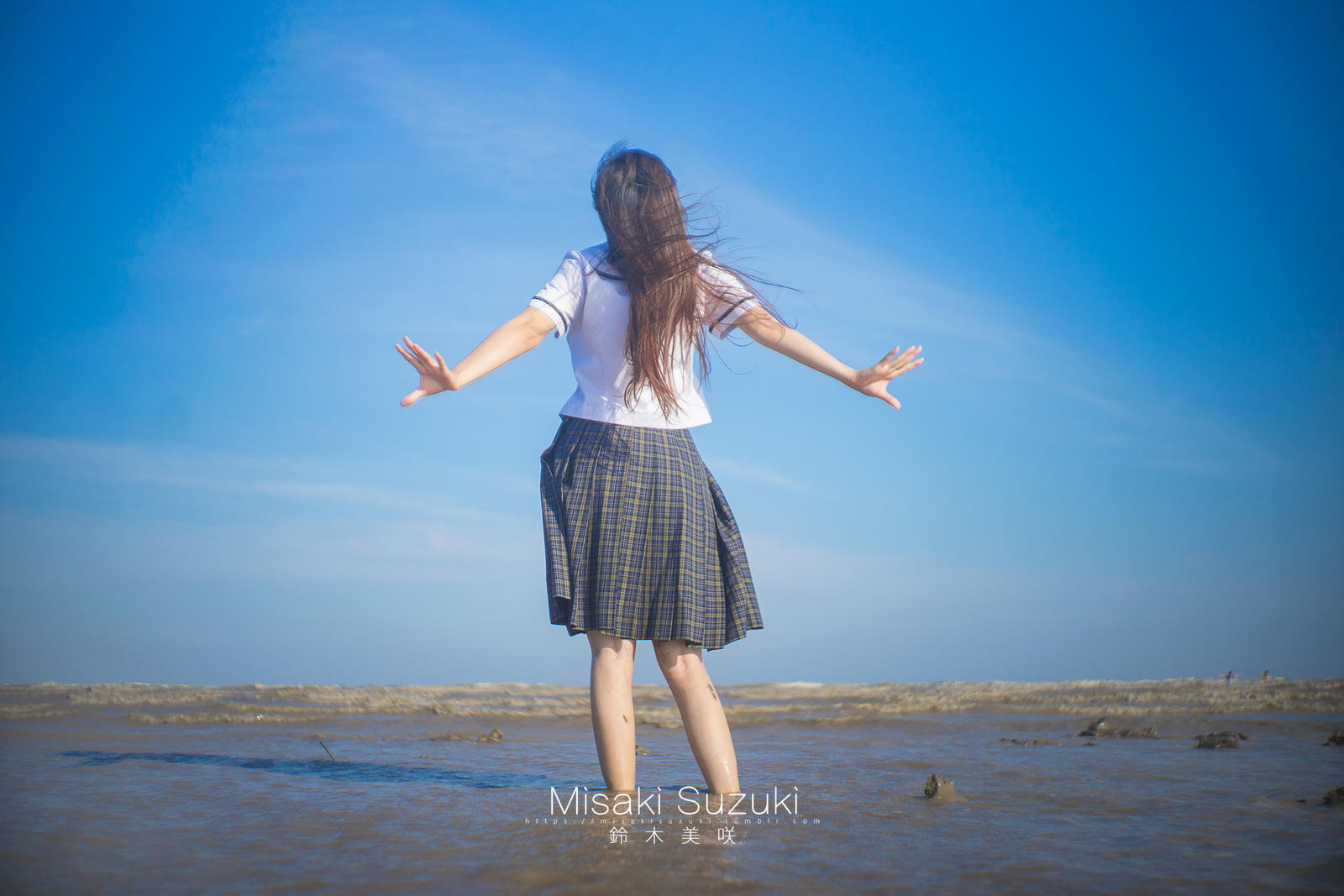 NO.193 铃木美咲(Misaki Suzuki) - 少女的界限-露出！绝对不能被发现 海滩 32P+4V_第1集