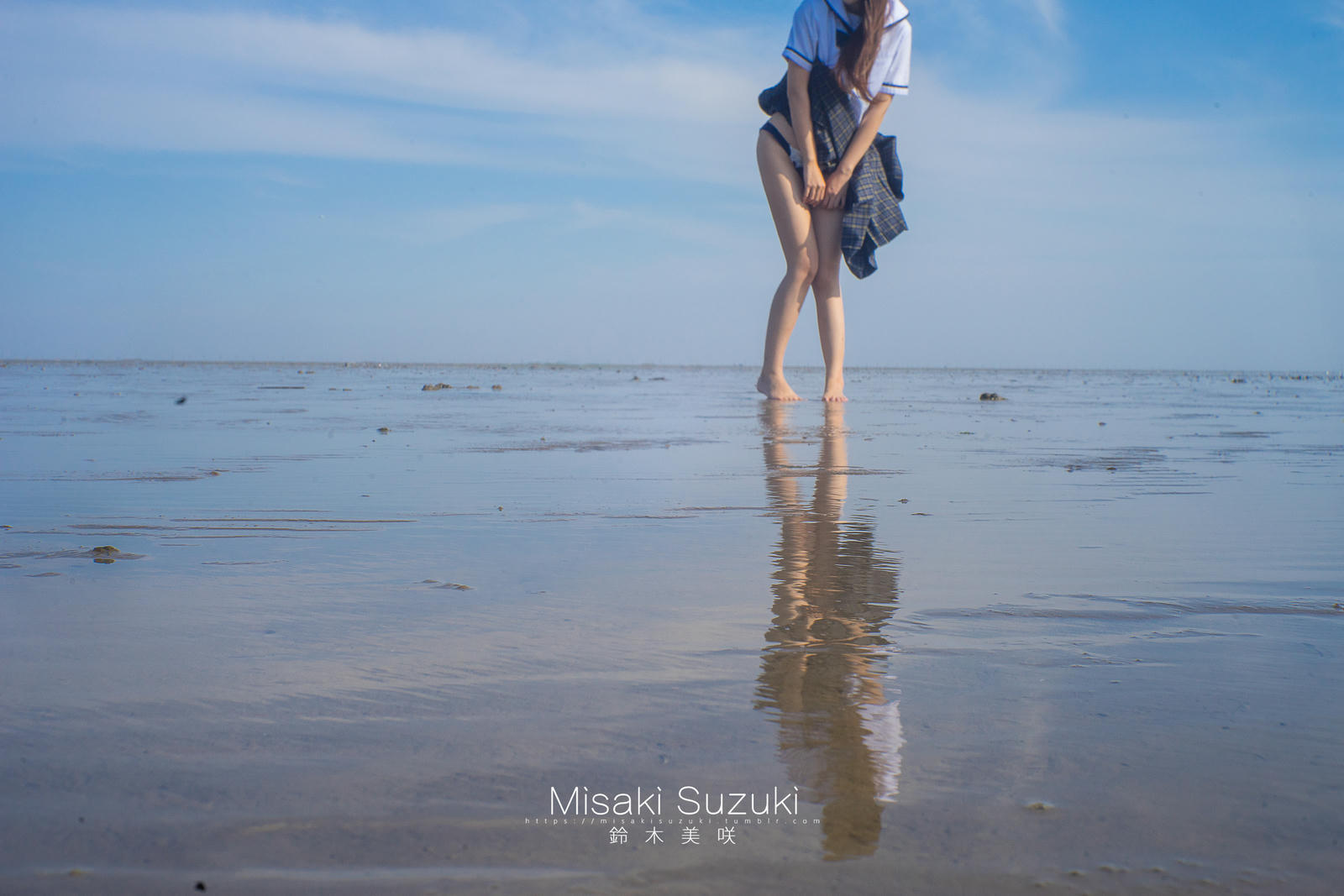 NO.193 铃木美咲(Misaki Suzuki) - 少女的界限-露出！绝对不能被发现 海滩 32P+4V_第2集