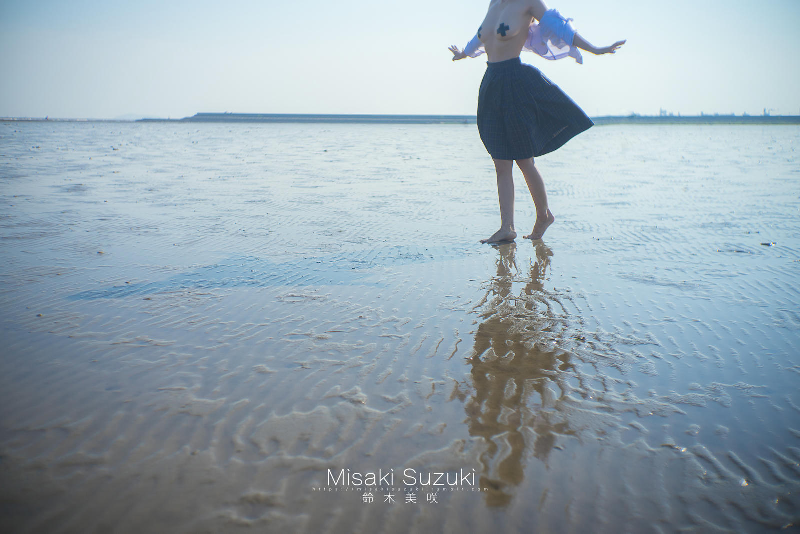 NO.193 铃木美咲(Misaki Suzuki) - 少女的界限-露出！绝对不能被发现 海滩 32P+4V_第2集