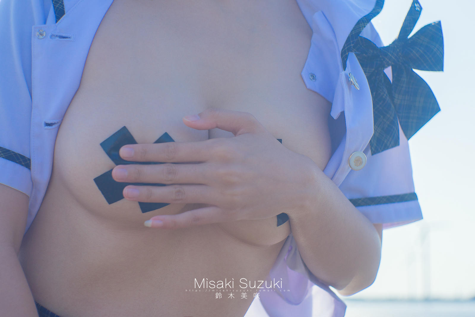 NO.193 铃木美咲(Misaki Suzuki) - 少女的界限-露出！绝对不能被发现 海滩 32P+4V_第1集