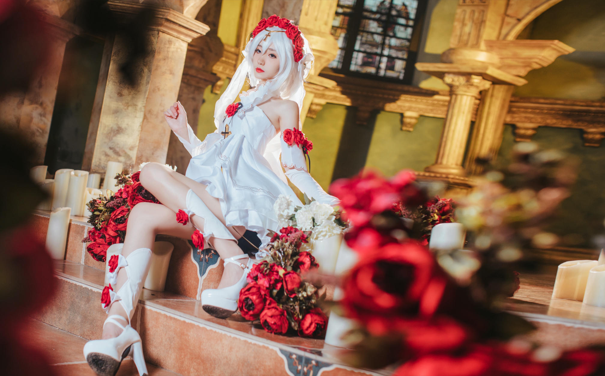 南桃Momoko NO.019 德丽莎花裳月纱 [16P-31MB]_第1集