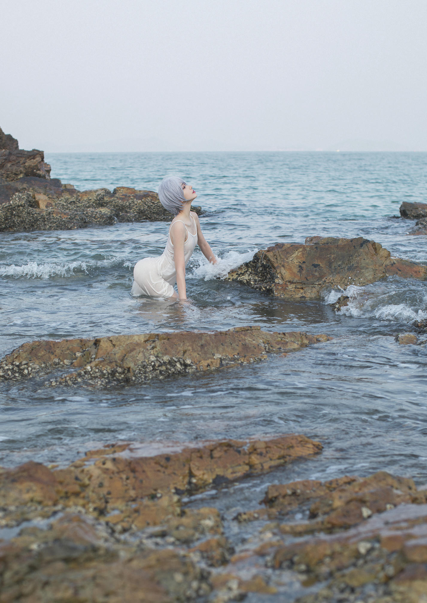 南桃Momoko NO.002 绫波丽白裙 [25P-155MB]_第1集