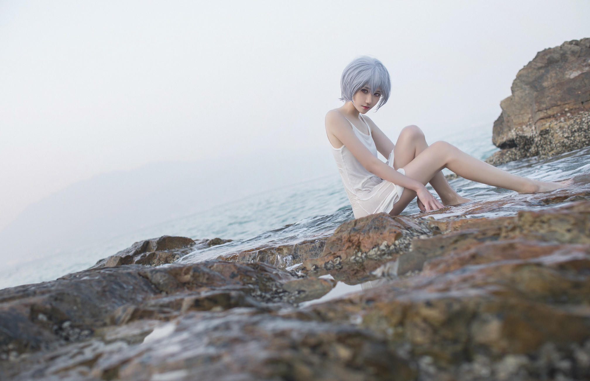 南桃Momoko NO.002 绫波丽白裙 [25P-155MB]_第2集