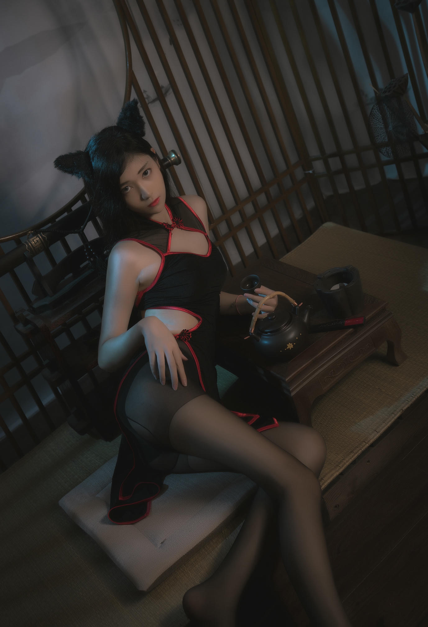 南桃Momoko NO.022 黑旗袍，福利向 [25P-33MB]_第1集