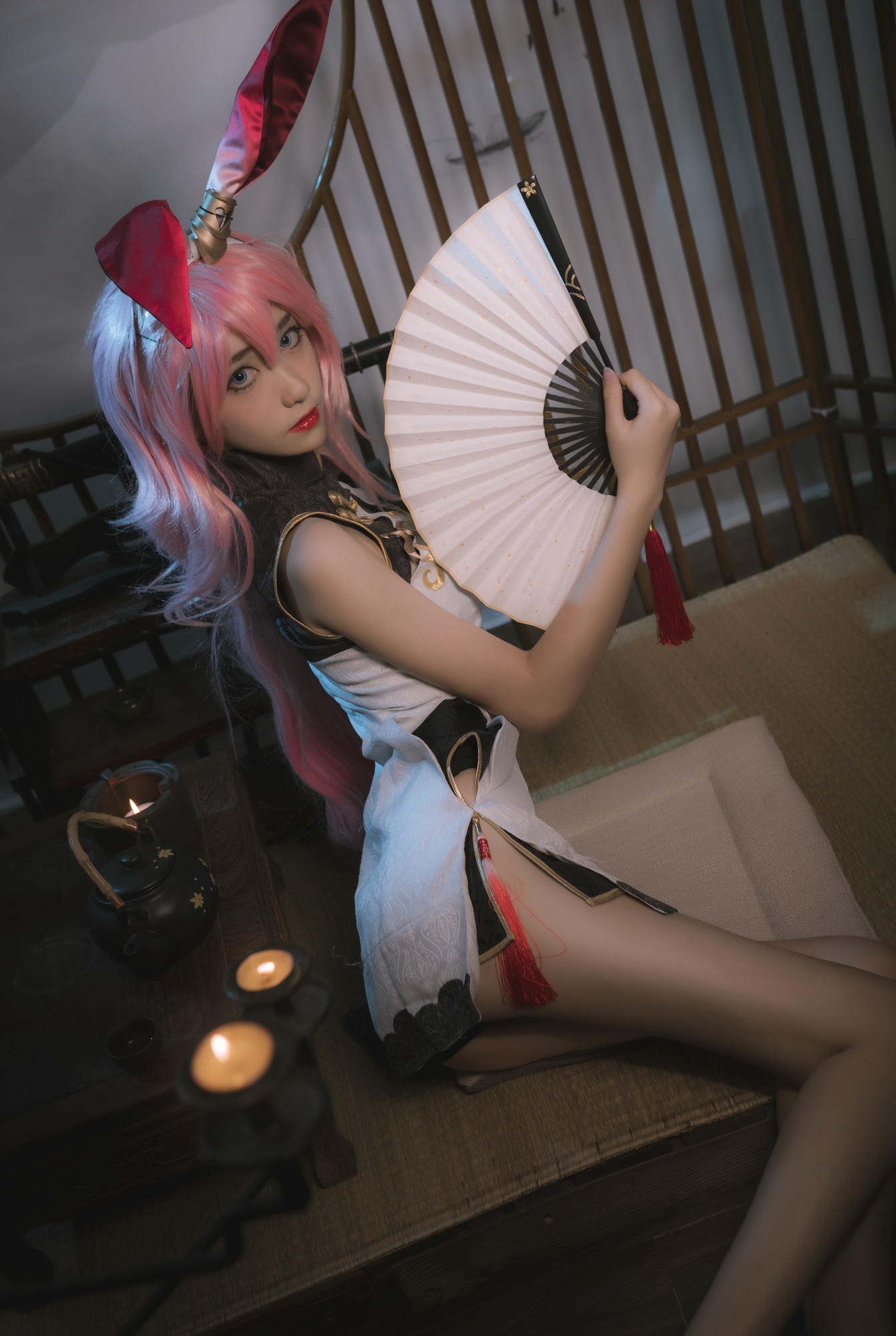 南桃Momoko NO.052 八重樱旗袍 [17P-18MB]_第1集