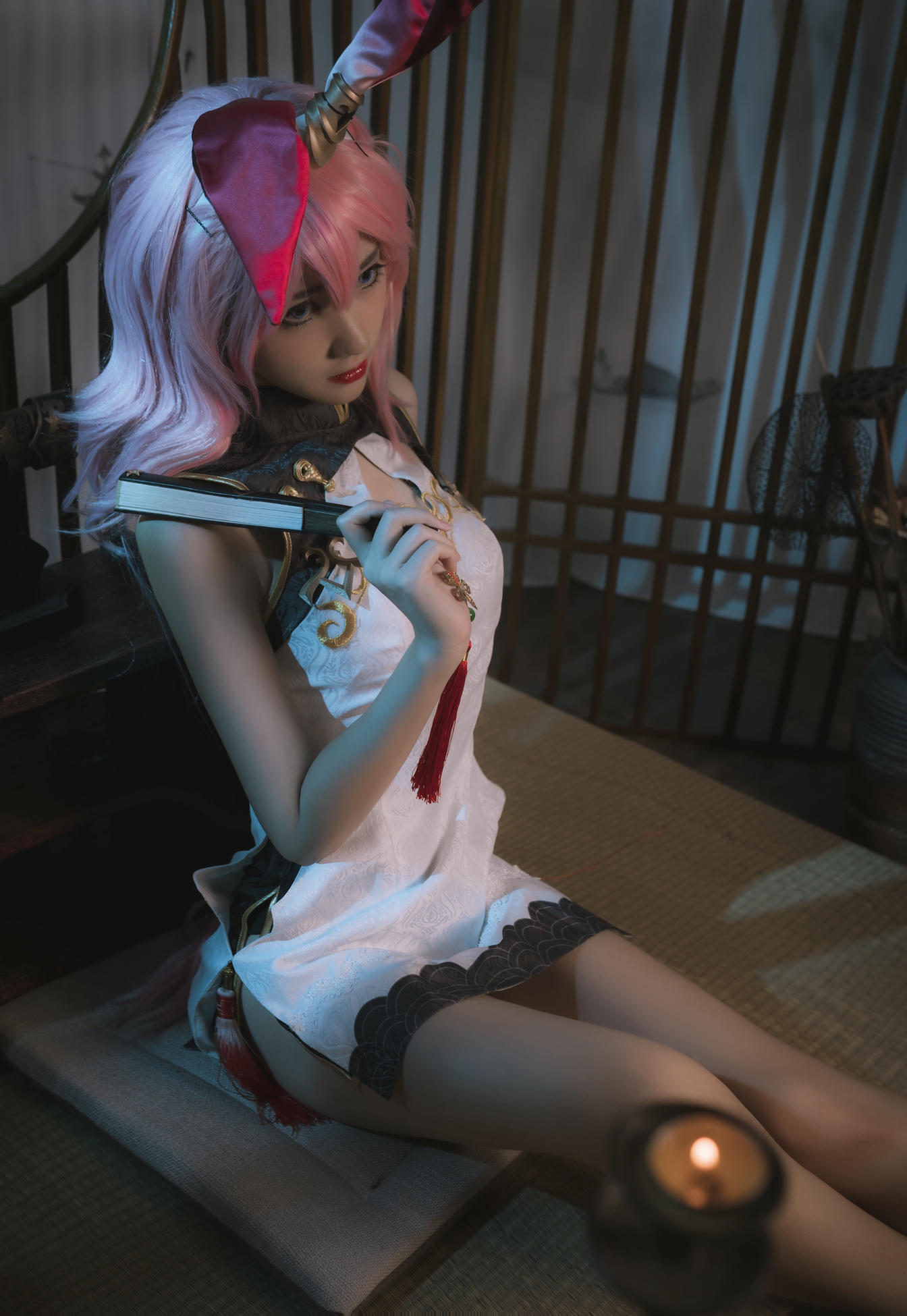 南桃Momoko NO.052 八重樱旗袍 [17P-18MB]_第1集