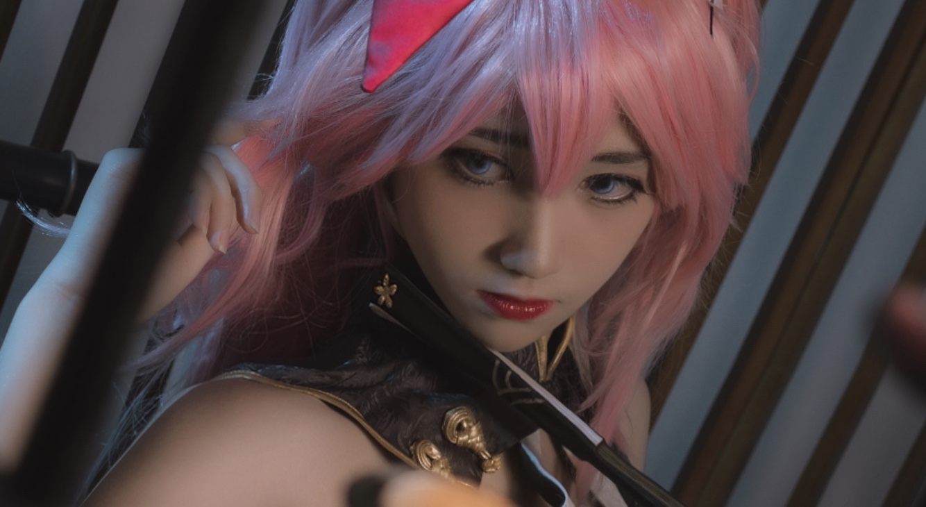 南桃Momoko NO.052 八重樱旗袍 [17P-18MB]_第1集