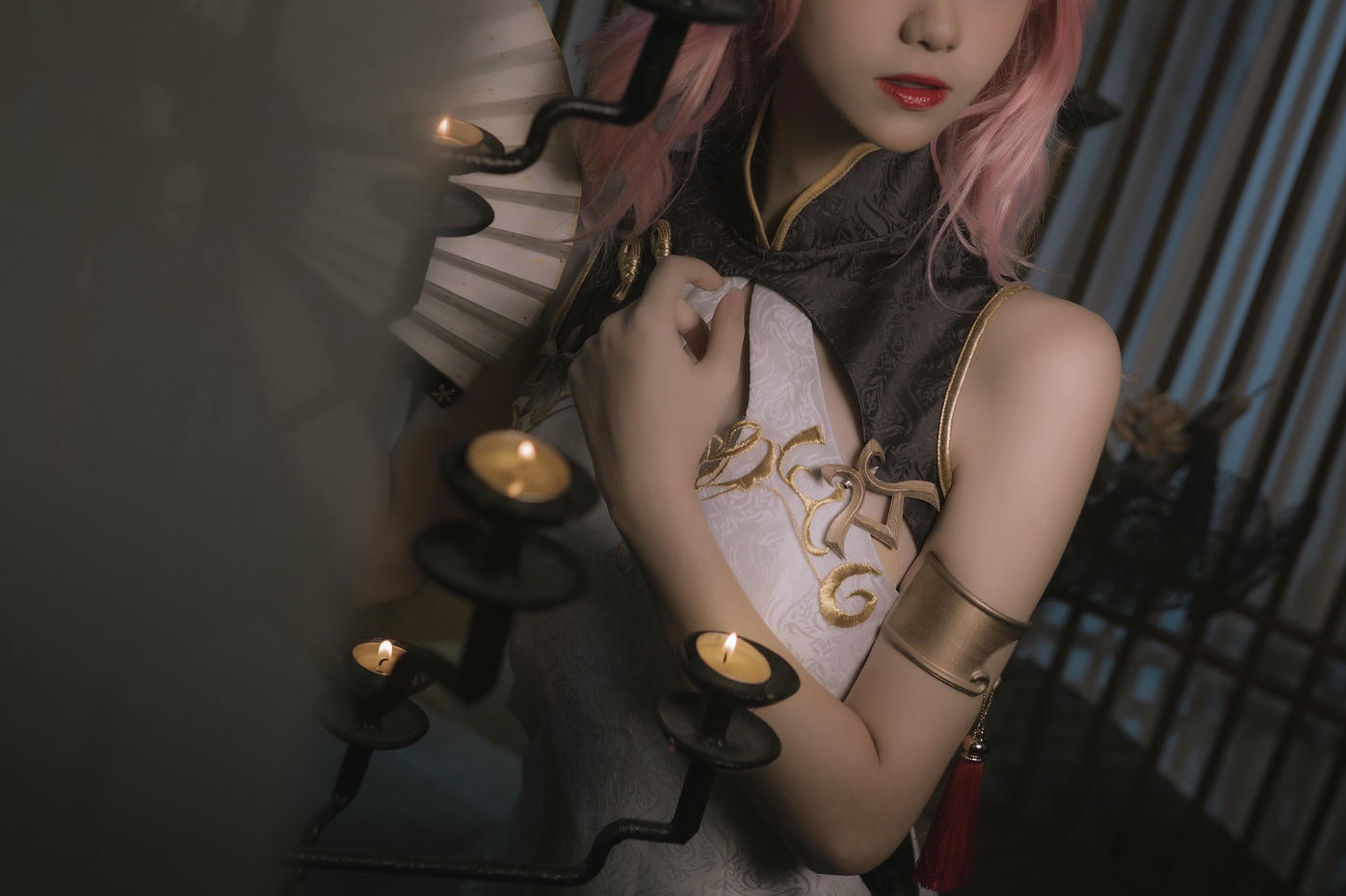 南桃Momoko NO.052 八重樱旗袍 [17P-18MB]_第1集