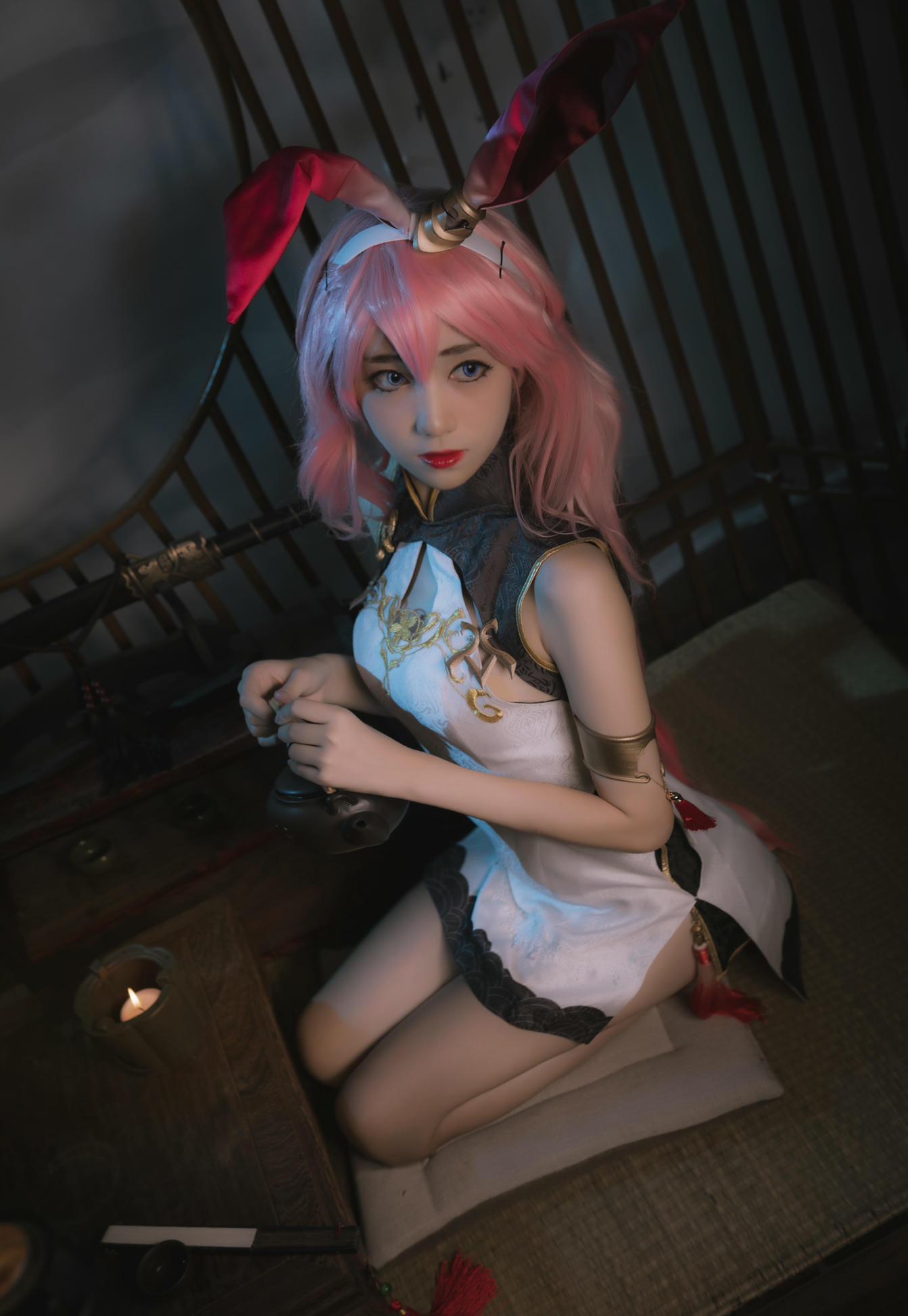 南桃Momoko NO.052 八重樱旗袍 [17P-18MB]_第1集