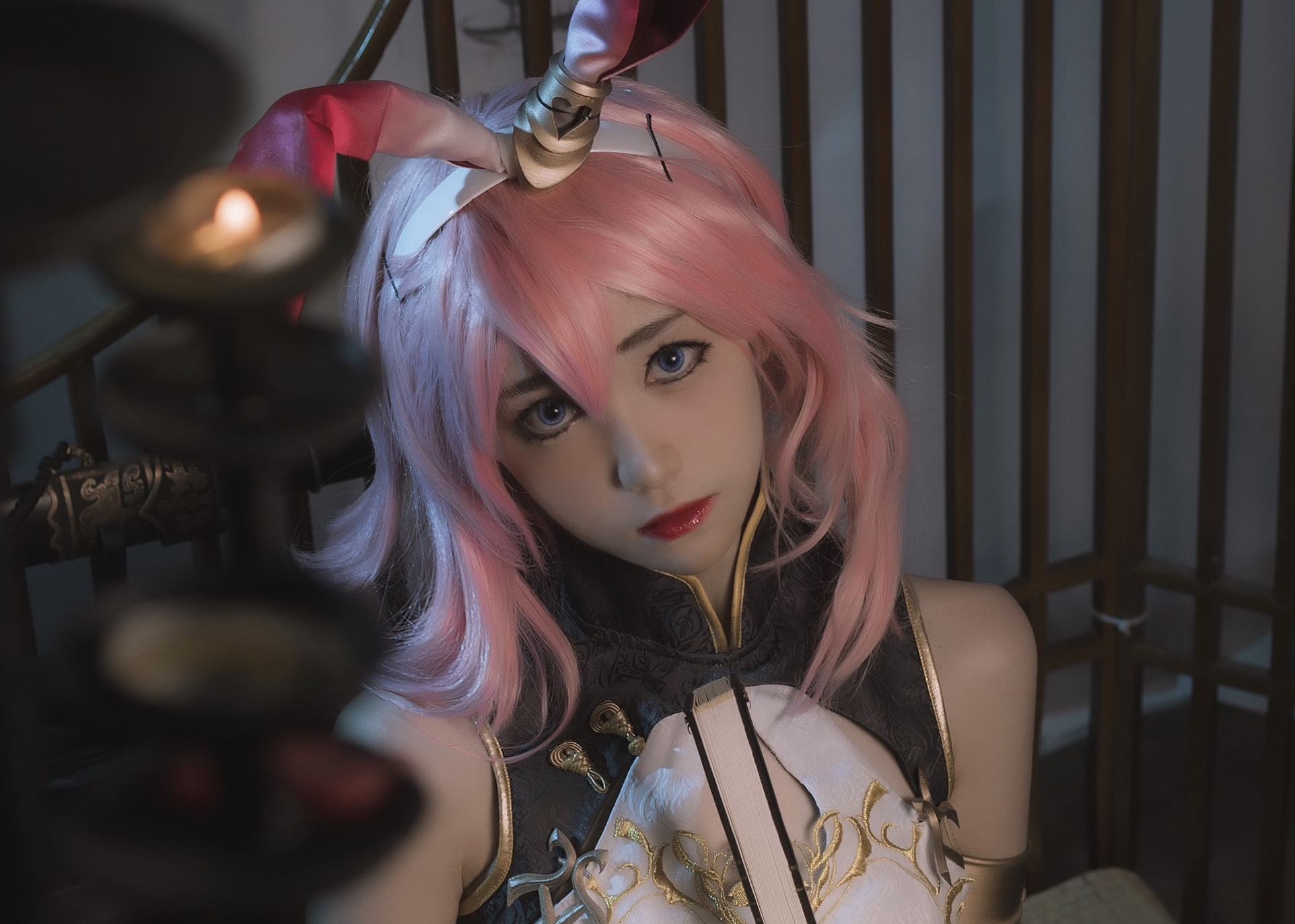 南桃Momoko NO.052 八重樱旗袍 [17P-18MB]_第1集