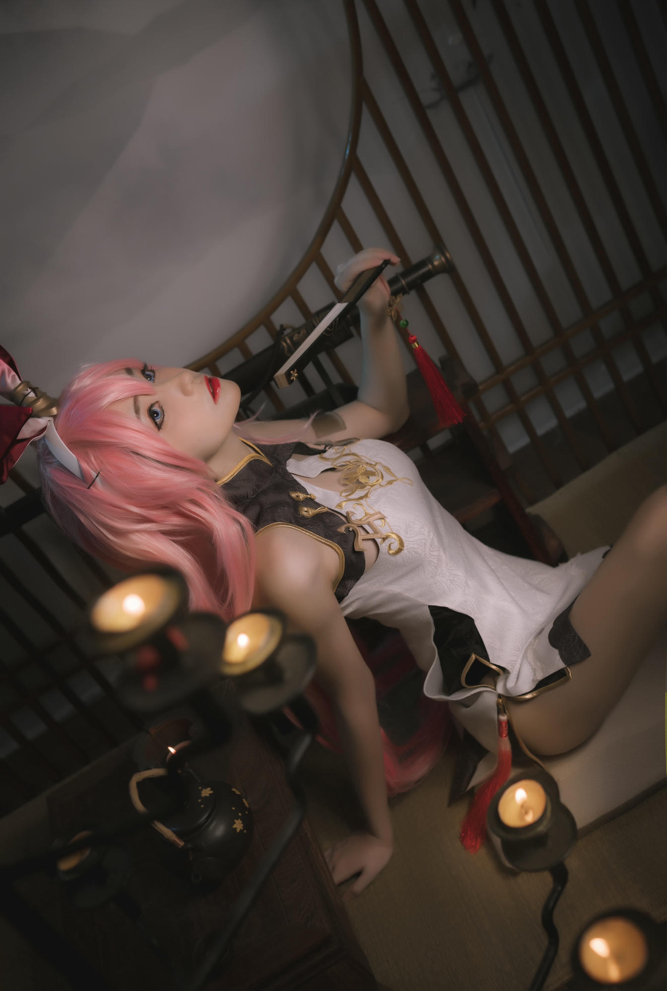 南桃Momoko NO.052 八重樱旗袍 [17P-18MB]_第1集