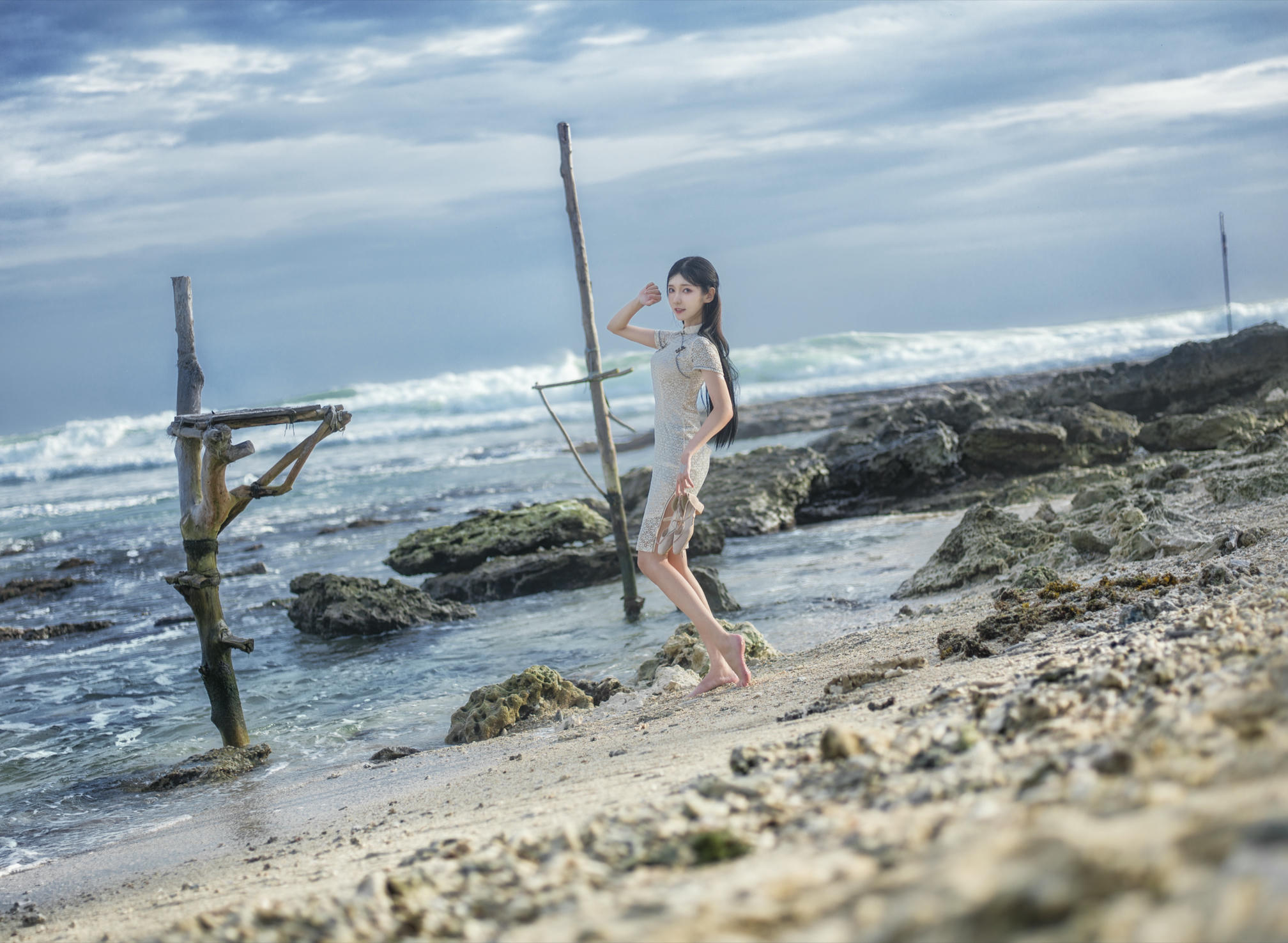 南桃Momoko NO.053 白旗袍 [11P-26MB]_第1集